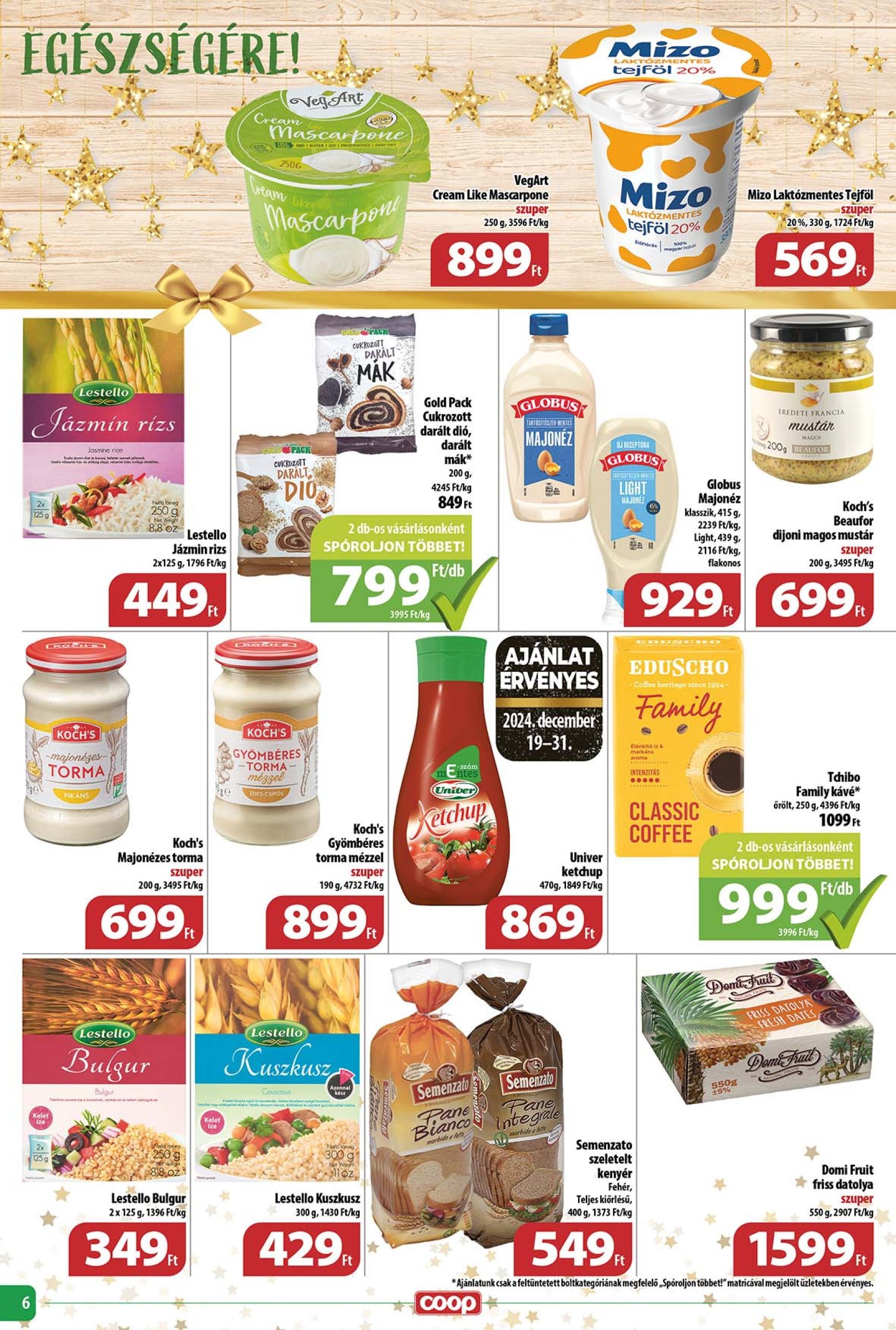 coop - Coop - Abc Szuper akciós újság, érvényes 12.19. - 12.23. - page: 6