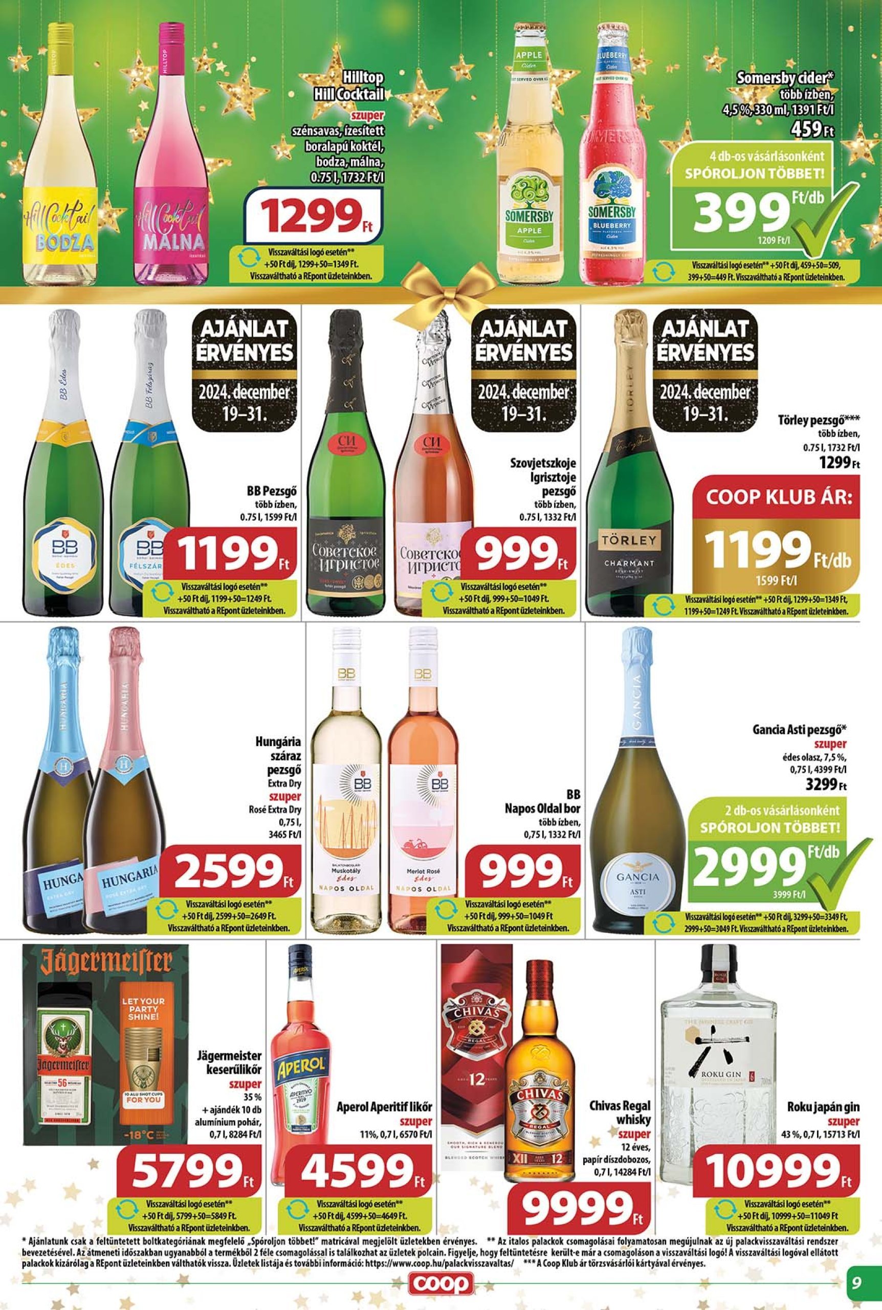 coop - Coop - Abc Szuper akciós újság, érvényes 12.19. - 12.23. - page: 9