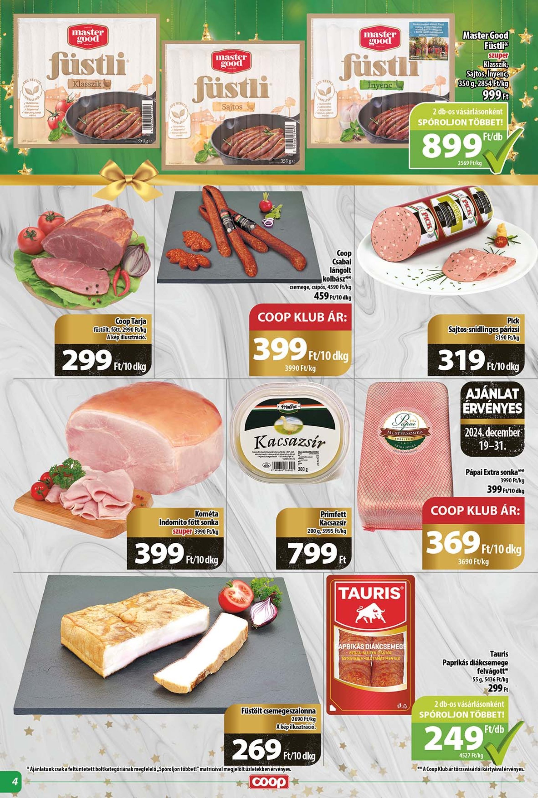 coop - Coop - Abc Szuper akciós újság, érvényes 12.19. - 12.23. - page: 4