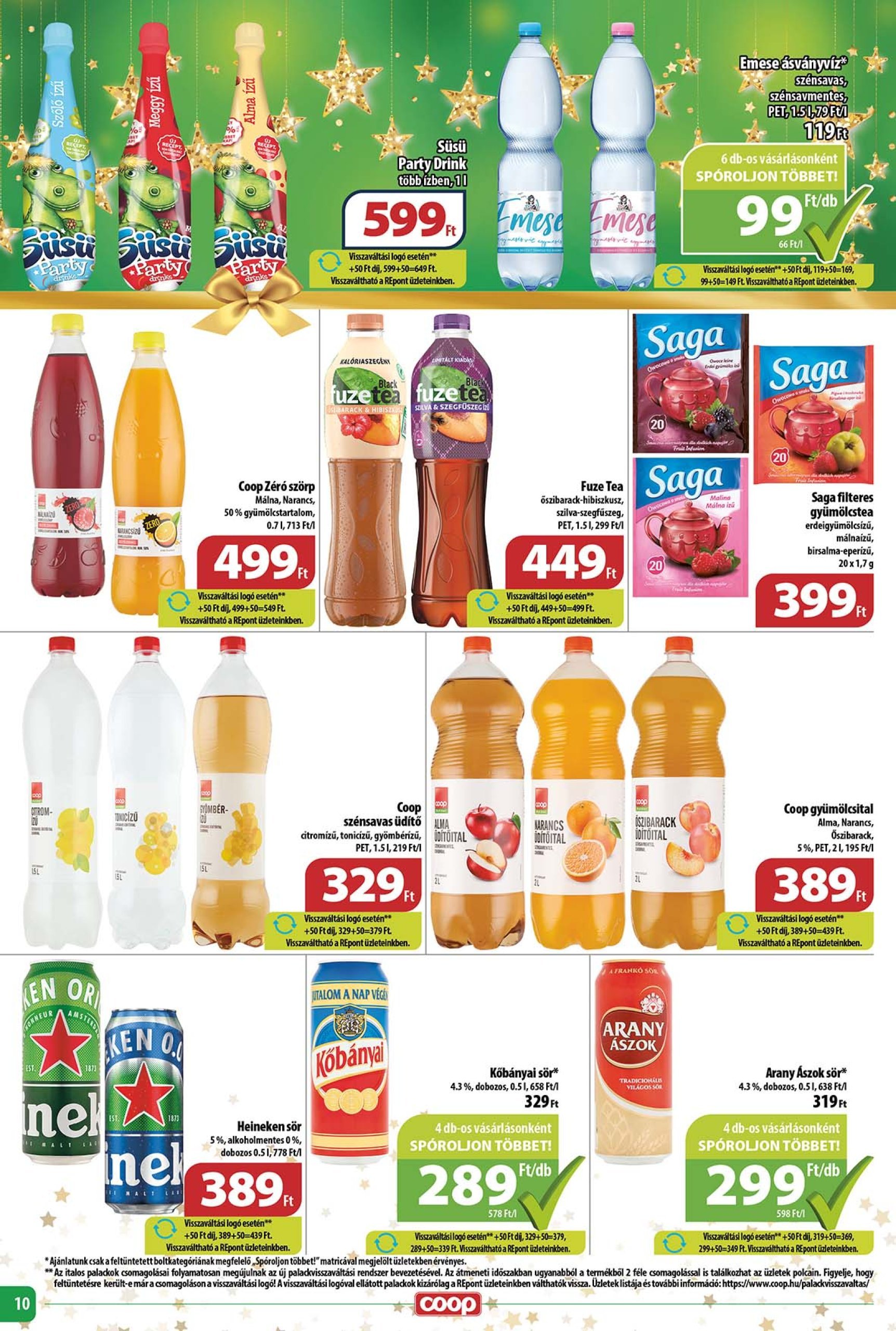 coop - Coop - Abc Szuper akciós újság, érvényes 12.19. - 12.23. - page: 10