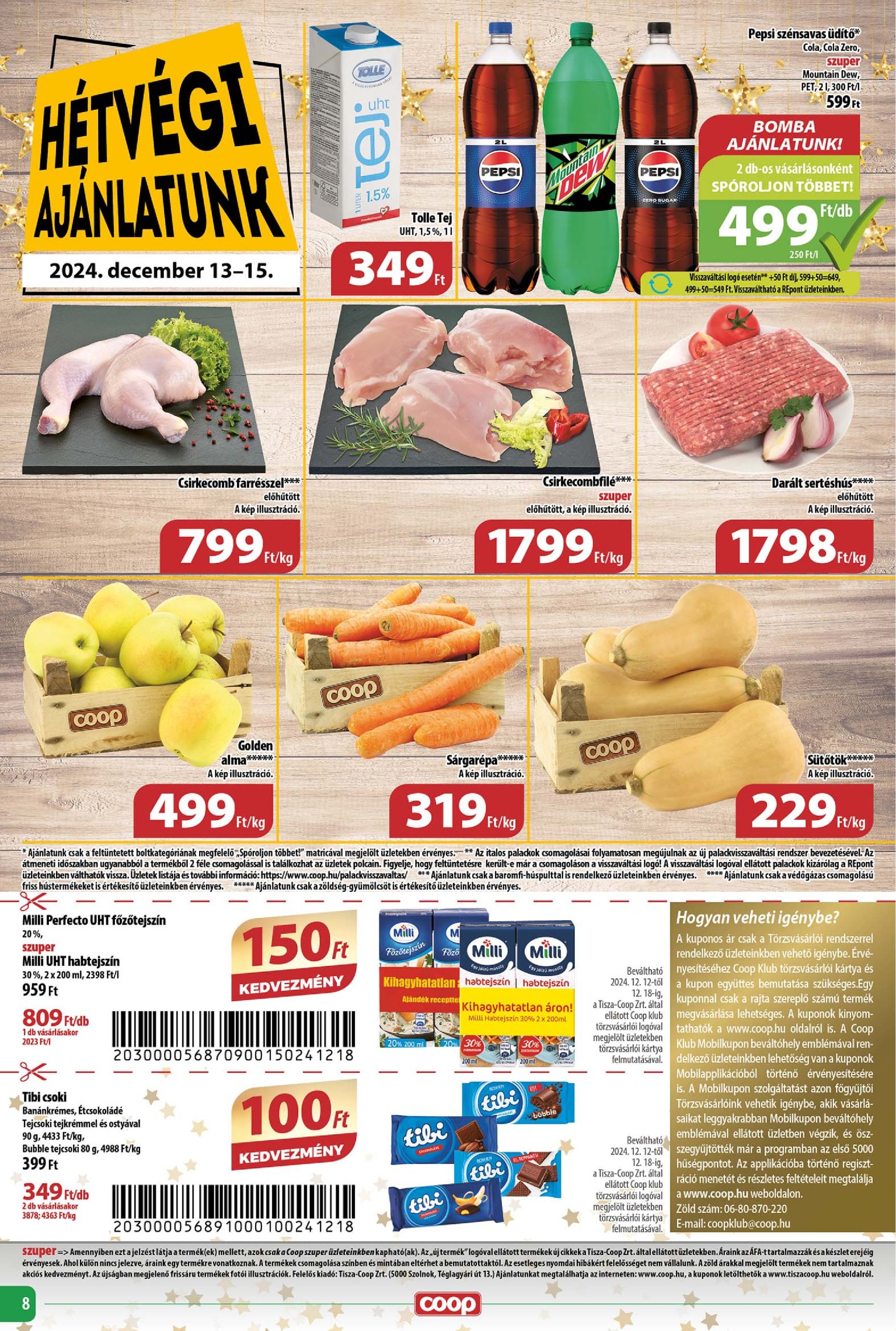 coop - Coop - Abc Szuper akciós újság, érvényes 12.12. - 12.18. - page: 8