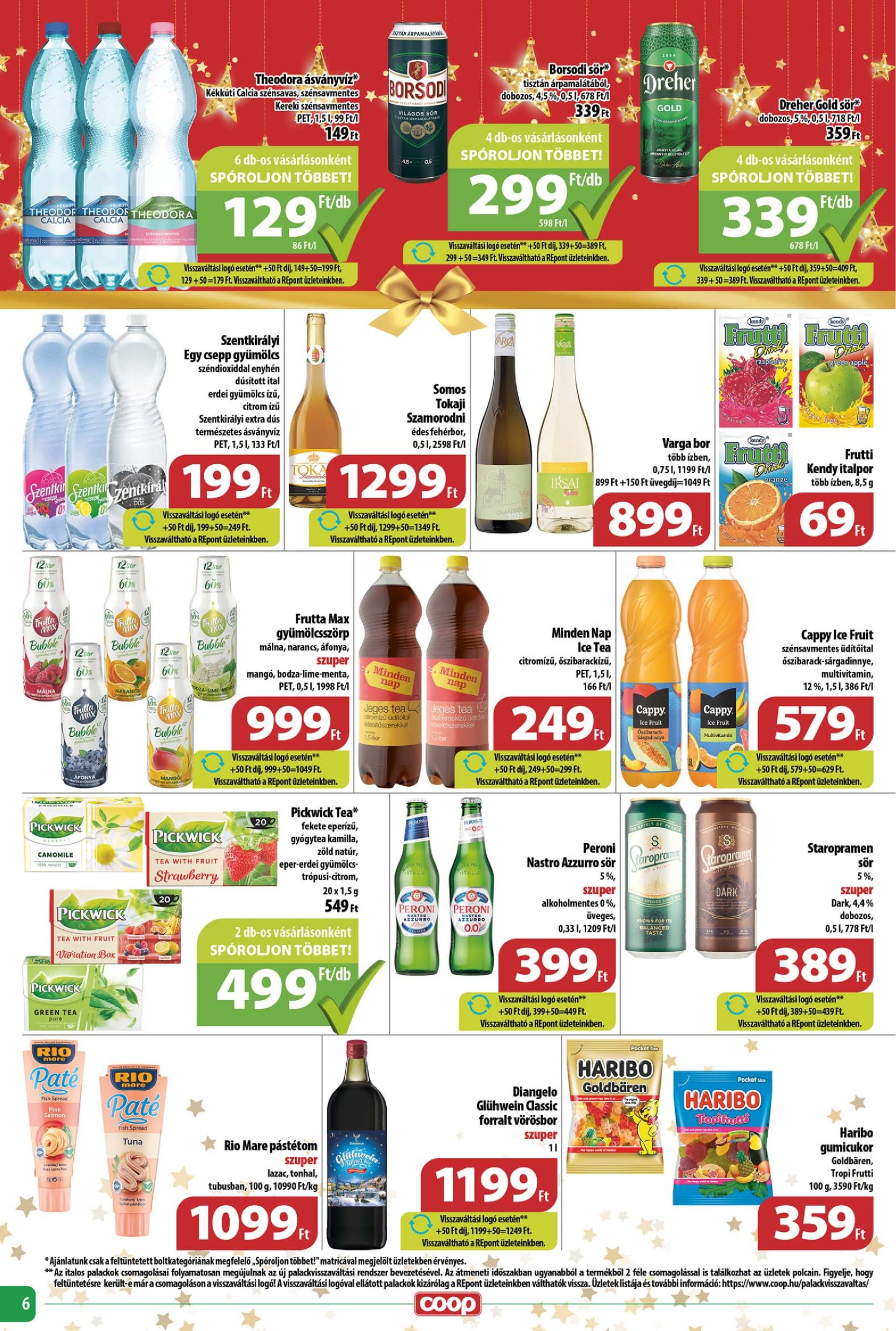 coop - Coop - Abc Szuper akciós újság, érvényes 12.12. - 12.18. - page: 6