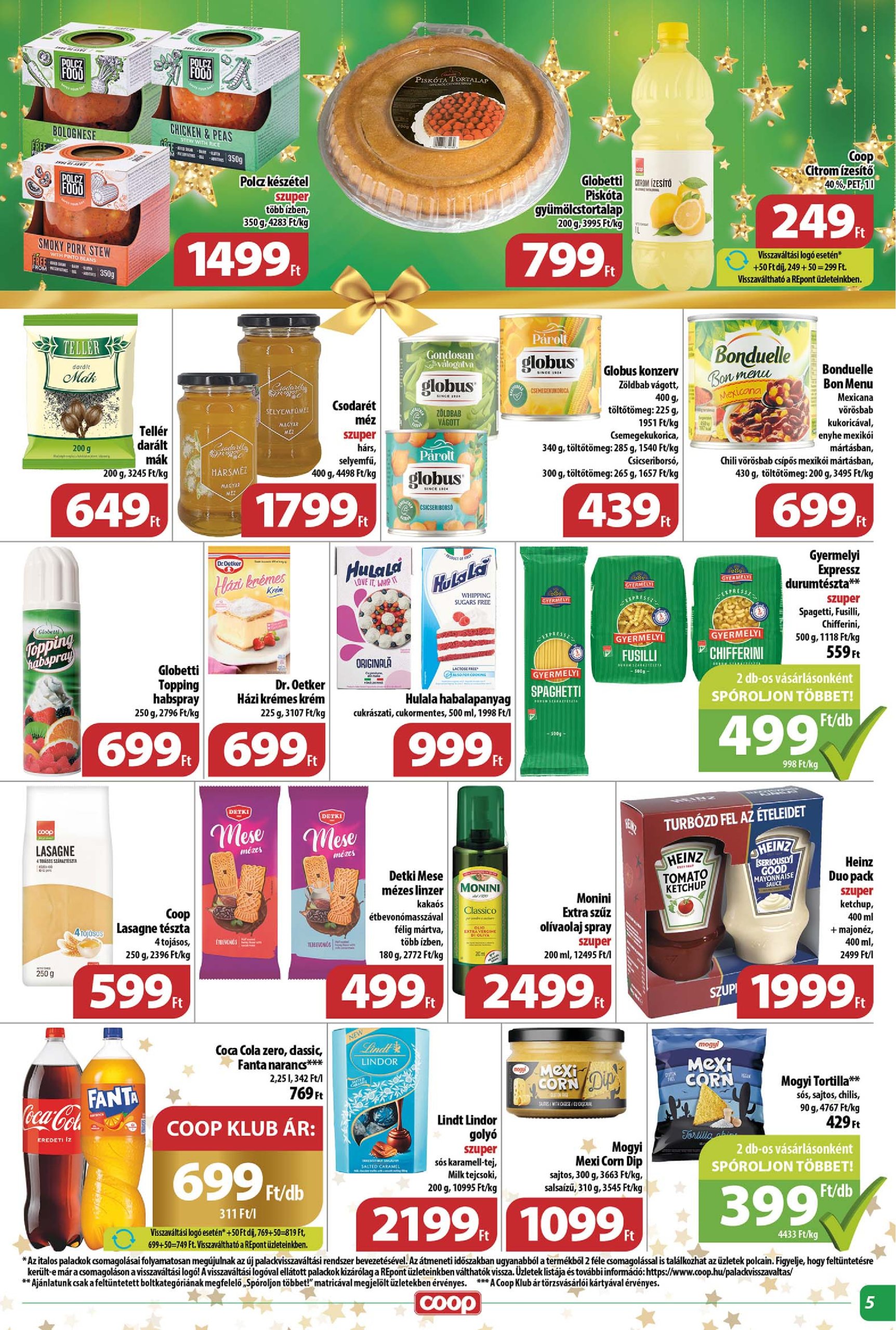 coop - Coop - Abc Szuper akciós újság, érvényes 12.12. - 12.18. - page: 5