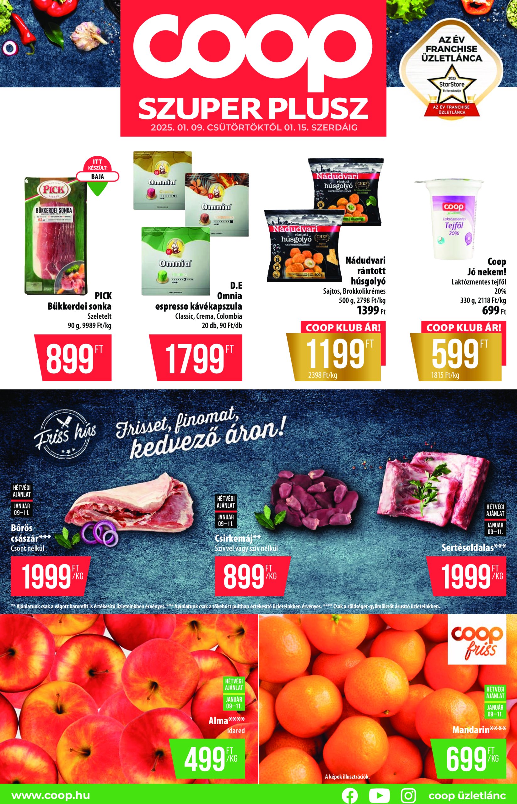 coop - Coop - Szuper Plusz akciós újság, érvényes 01.09. - 01.15.