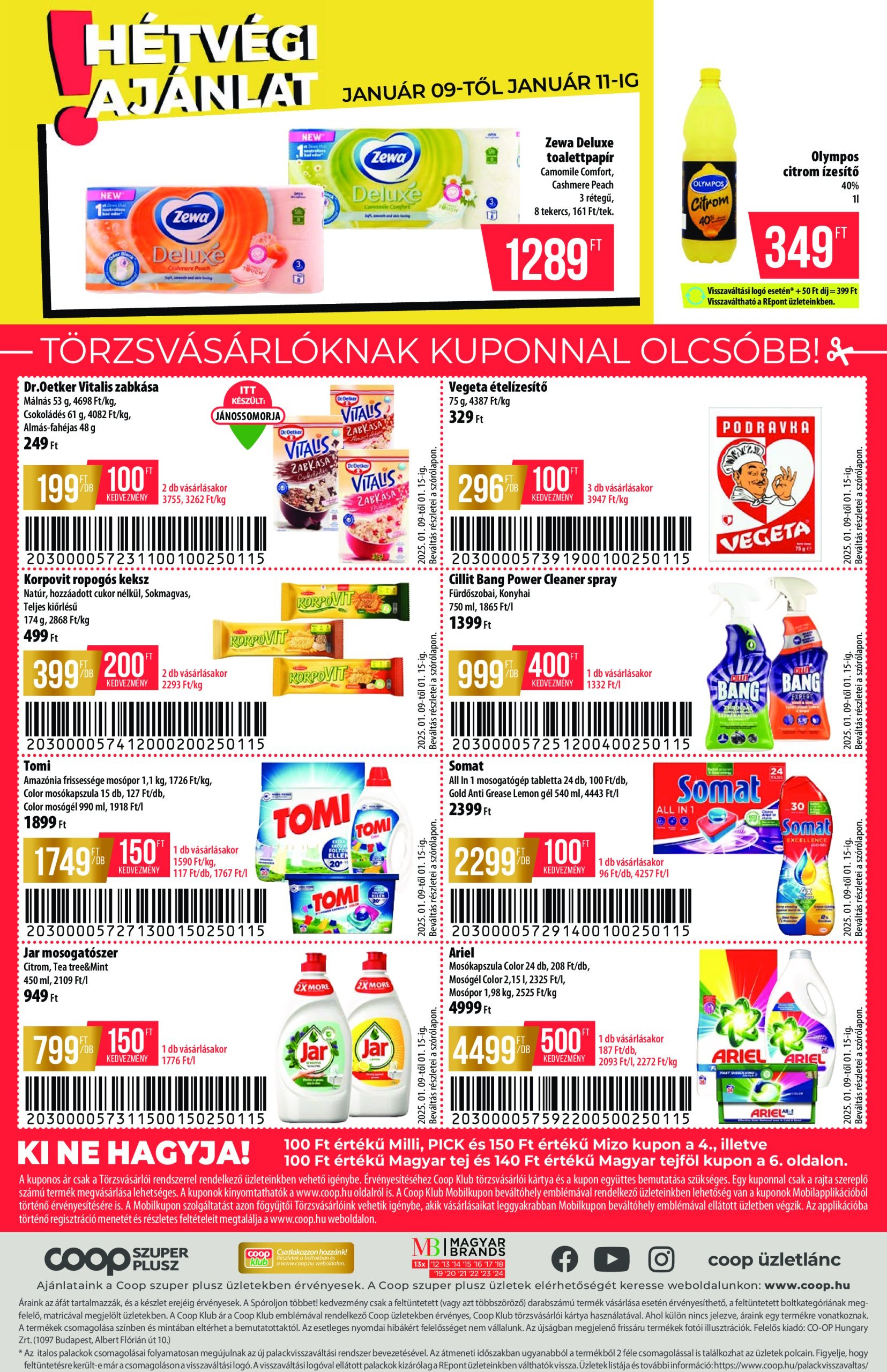 coop - Coop - Szuper Plusz akciós újság, érvényes 01.09. - 01.15. - page: 12