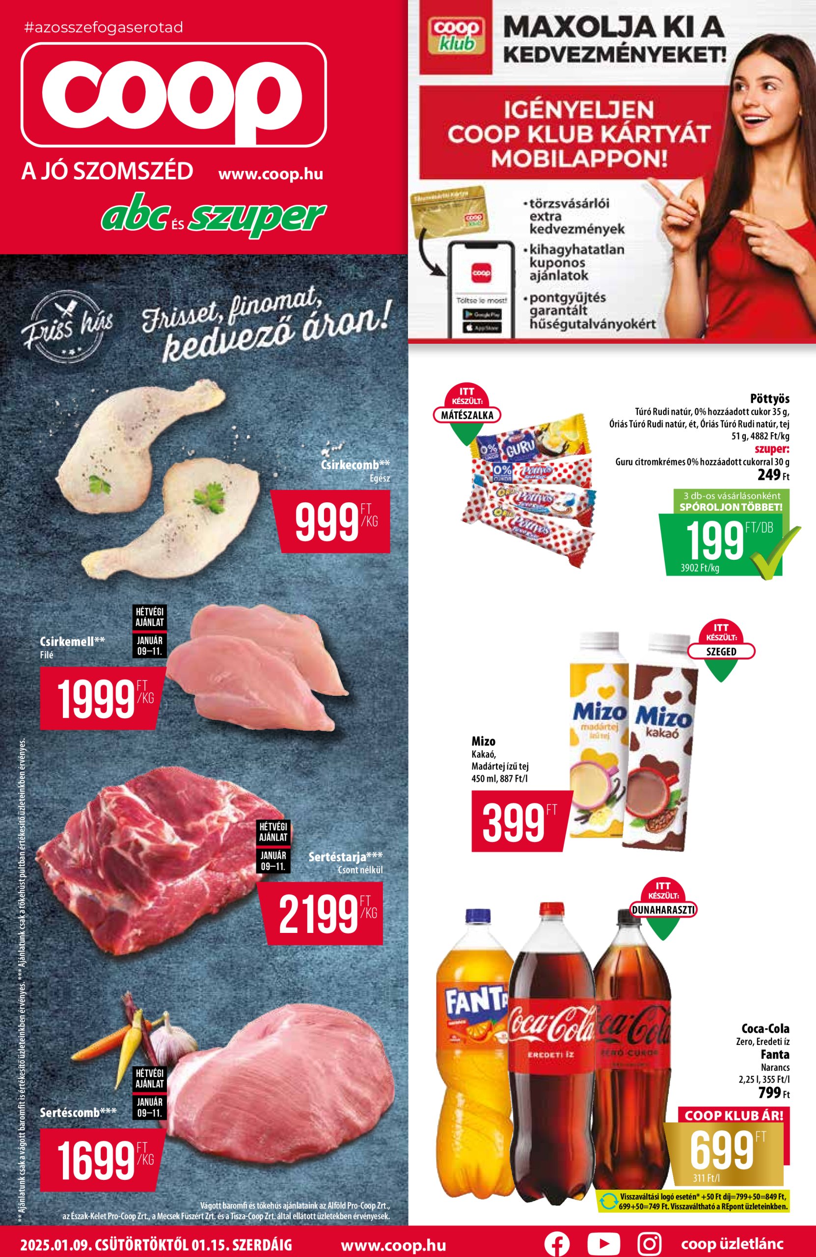 coop - Coop - Abc-Szuper akciós újság, érvényes 01.09. - 01.15.