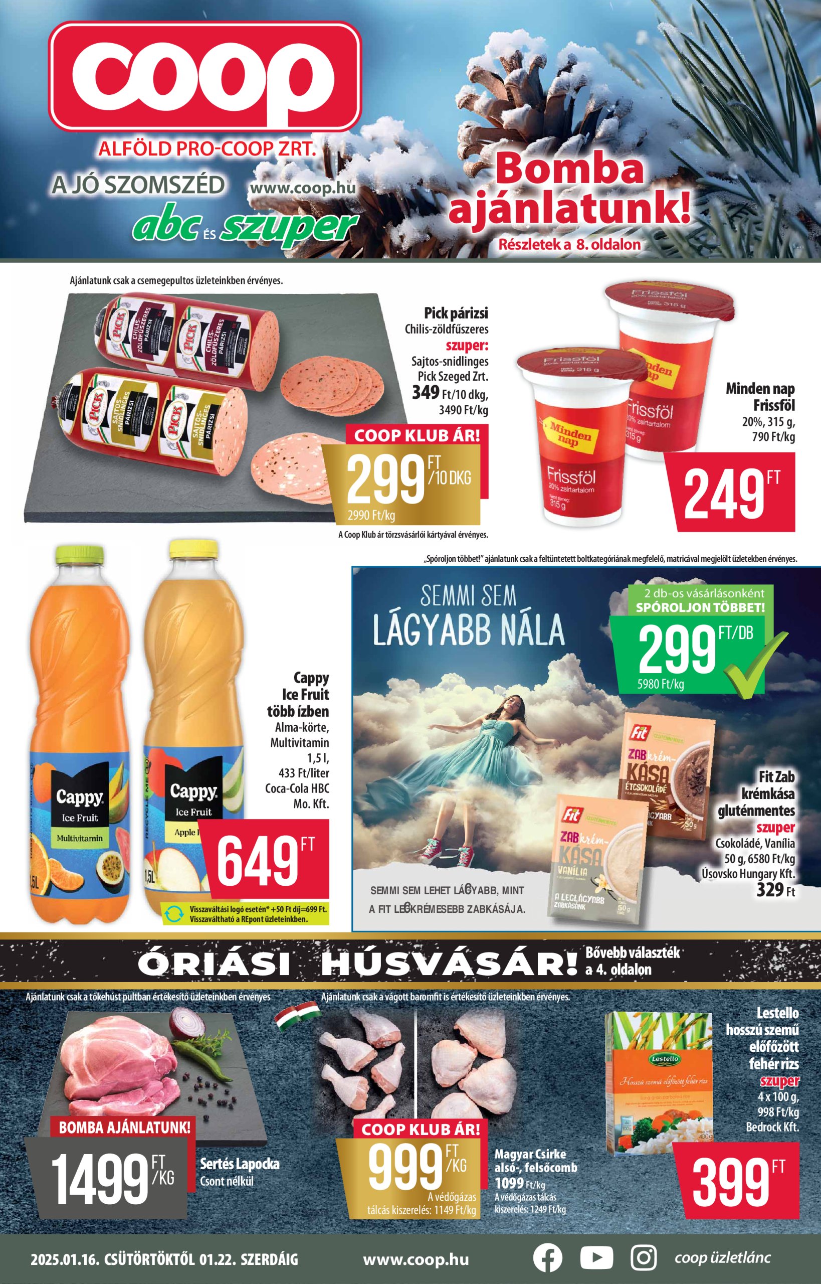 coop - Coop - Abc Szuper Alföld akciós újság, érvényes 01.16. - 01.22.