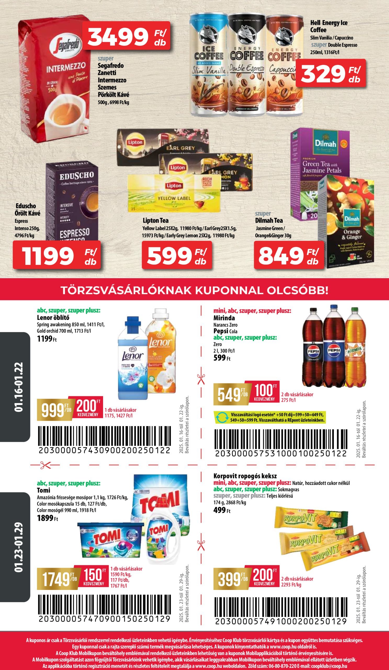 coop - Coop - Abc Szuper akciós újság, érvényes 01.16. - 01.29. - page: 12