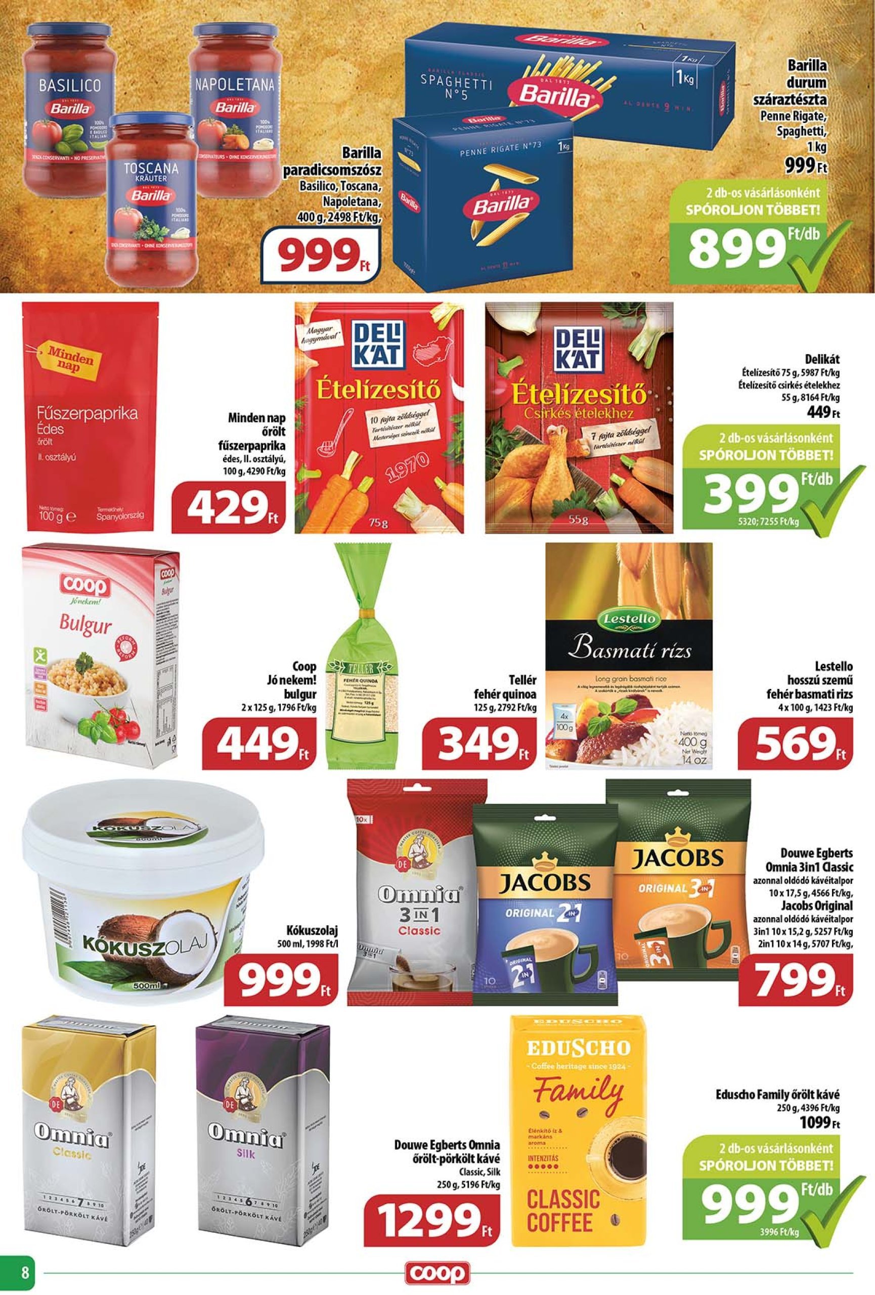 coop - Coop - Szuper Plusz akciós újság, érvényes 01.16. - 01.22. - page: 8