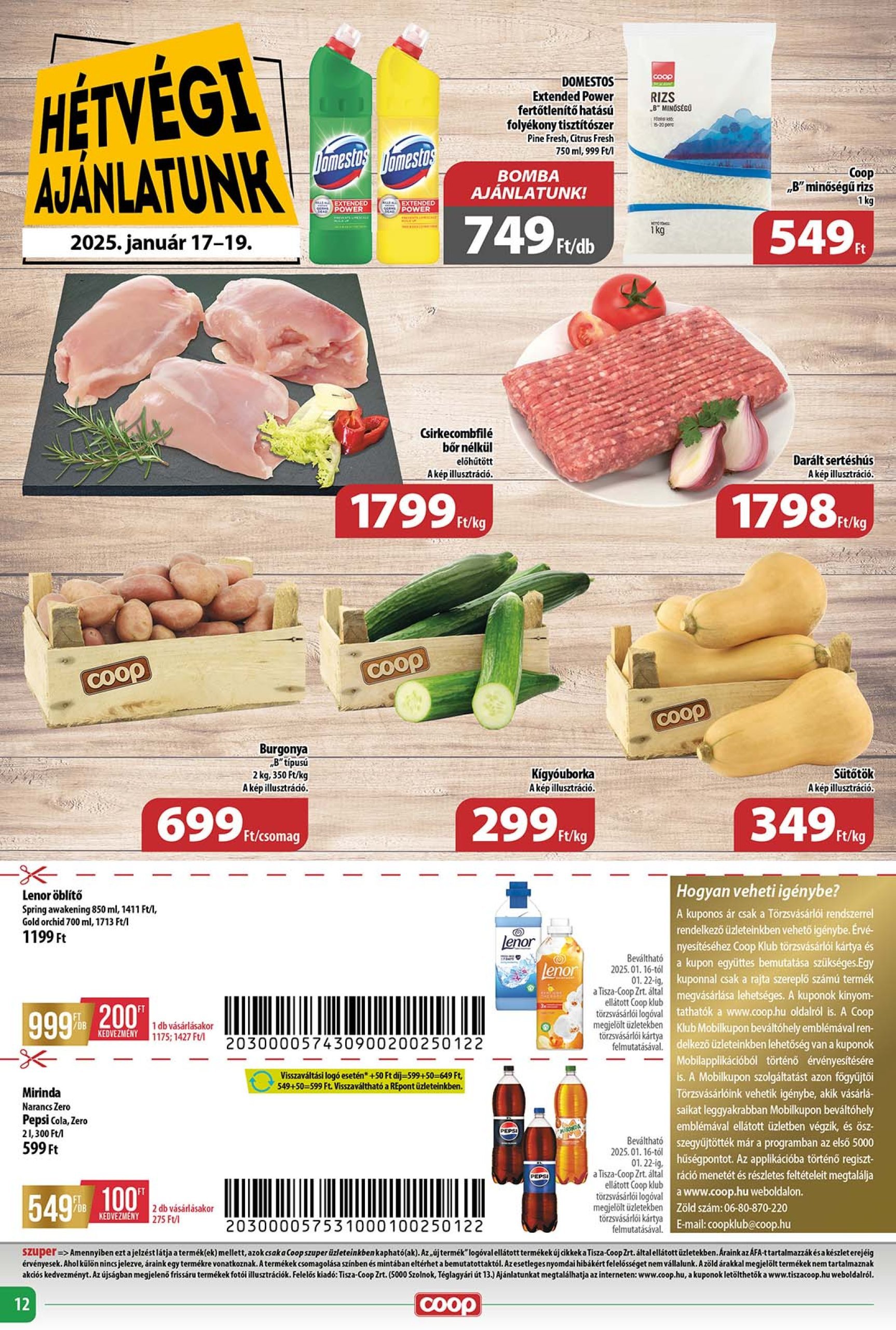 coop - Coop - Szuper Plusz akciós újság, érvényes 01.16. - 01.22. - page: 12