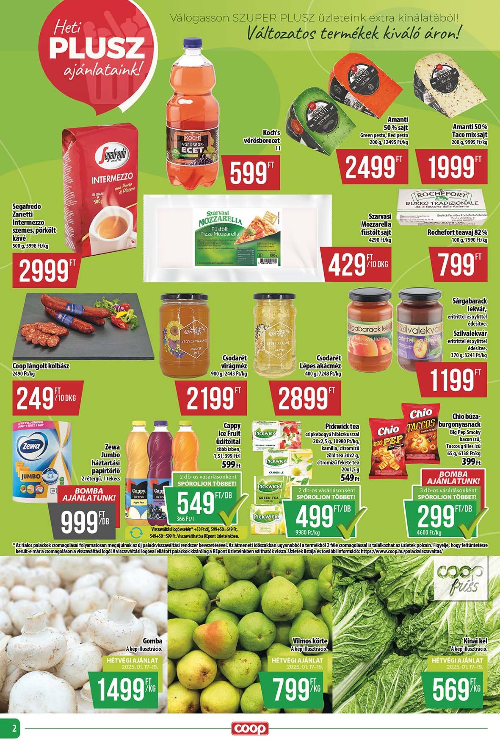 coop - Coop - Szuper Plusz akciós újság, érvényes 01.16. - 01.22. - page: 2