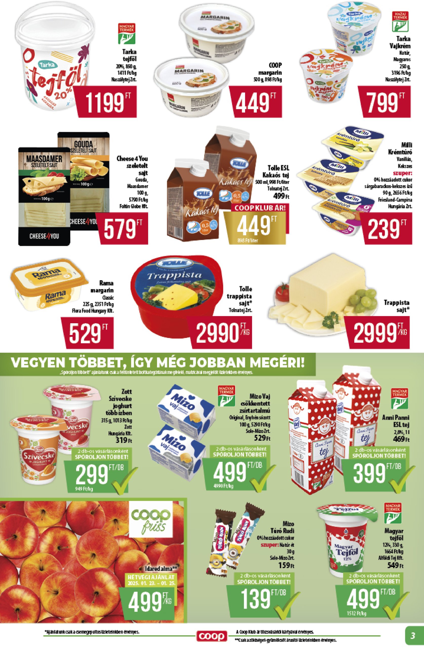 coop - Coop - Abc Szuper Alföld akciós újság, érvényes 01.23. - 01.29. - page: 3