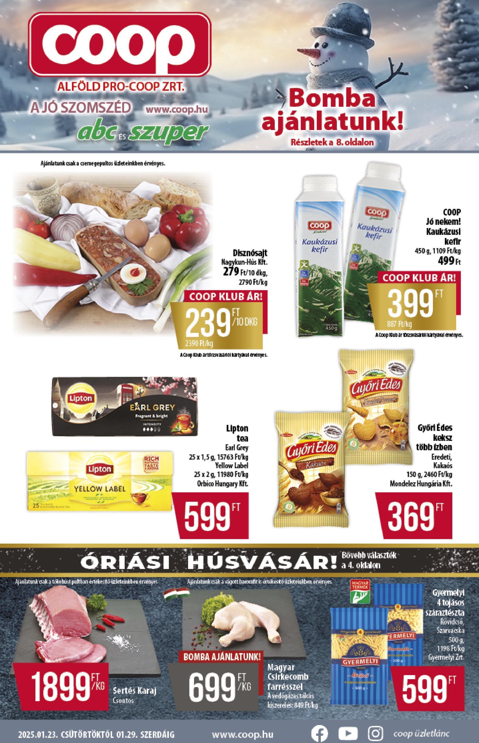 coop - Coop - Abc Szuper Alföld akciós újság, érvényes 01.23. - 01.29.