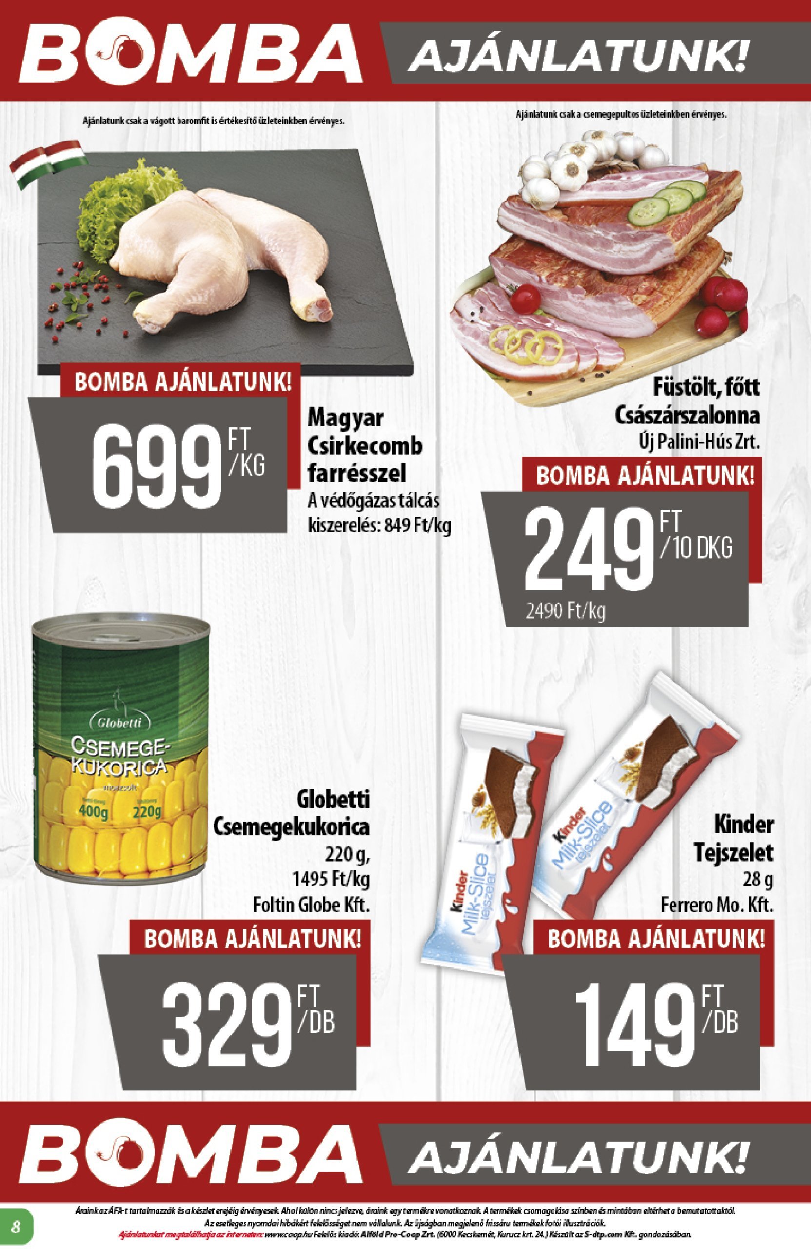 coop - Coop - Abc Szuper Alföld akciós újság, érvényes 01.23. - 01.29. - page: 8