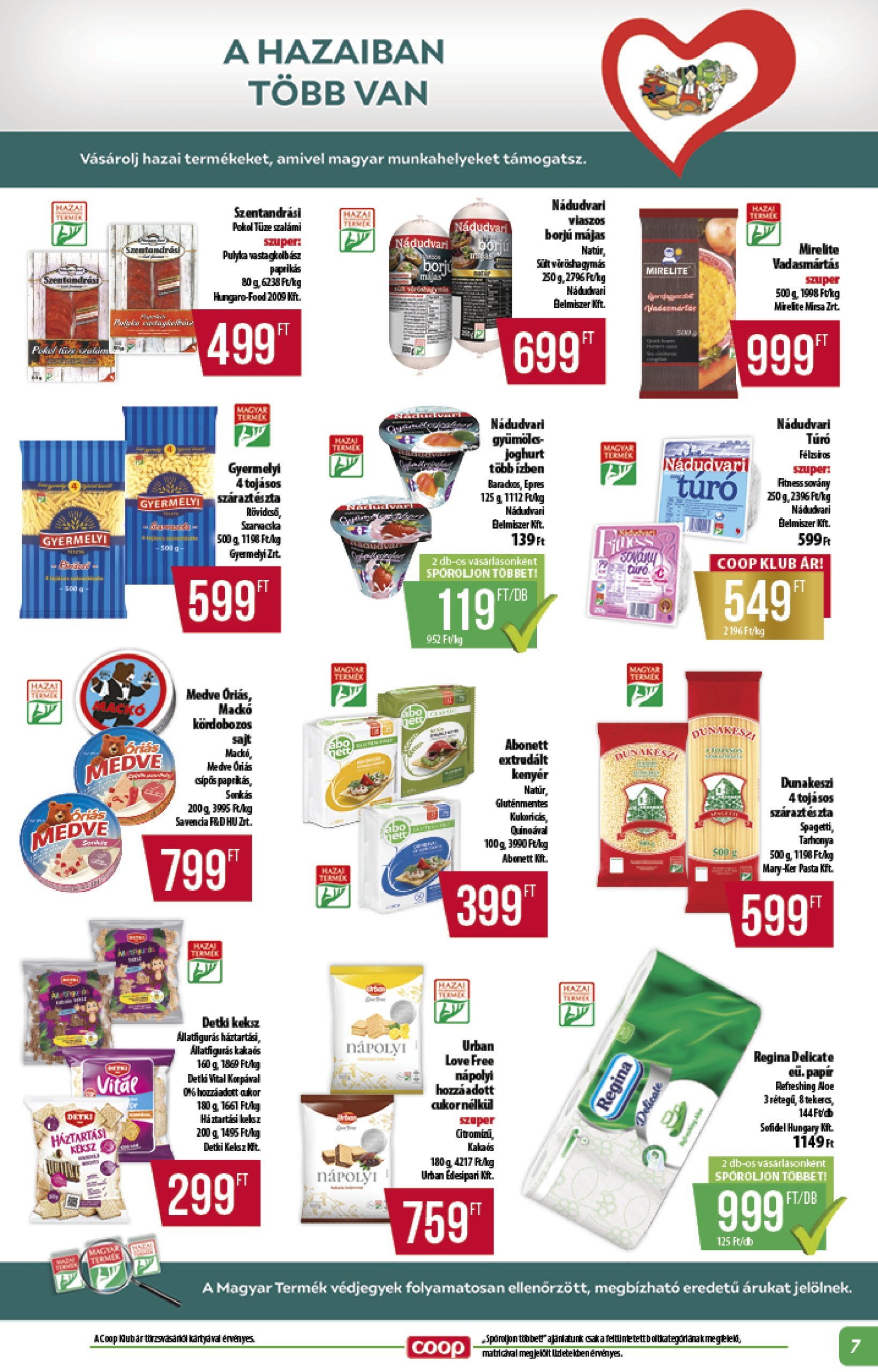 coop - Coop - Abc Szuper Alföld akciós újság, érvényes 01.23. - 01.29. - page: 7