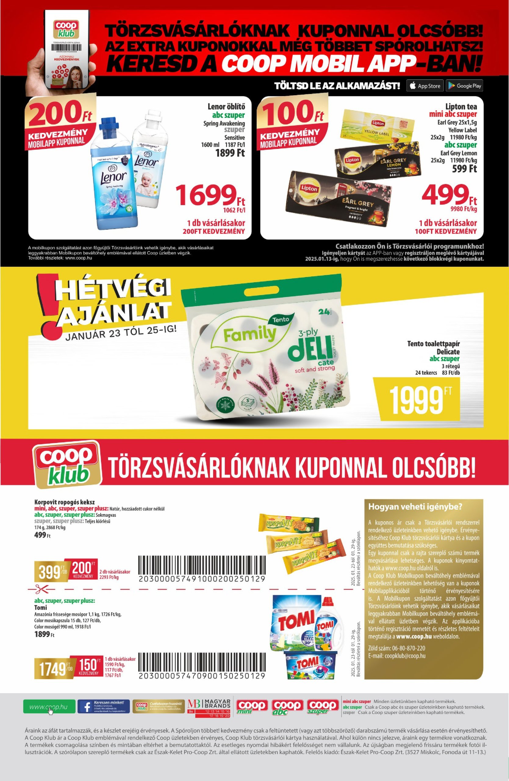 coop - Coop - Észak Kelet Pro-Coop Zrt. akciós újság, érvényes 01.23. - 01.29. - page: 8