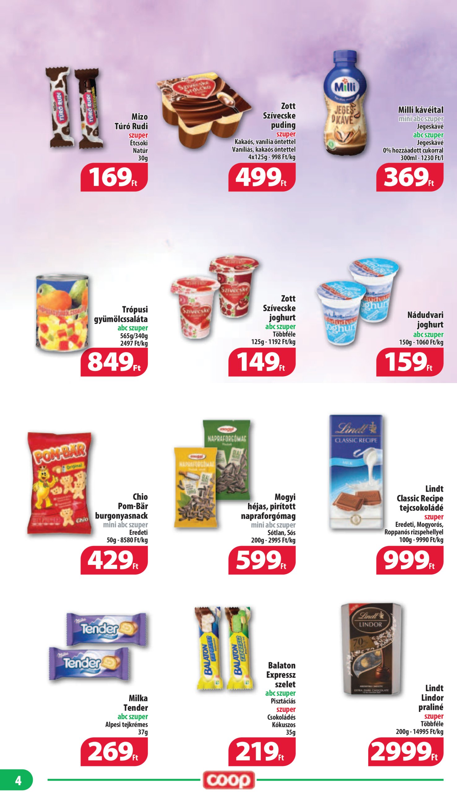 coop - Coop - Mini Abc Szuper akciós újság, érvényes 01.23. - 01.29. - page: 4