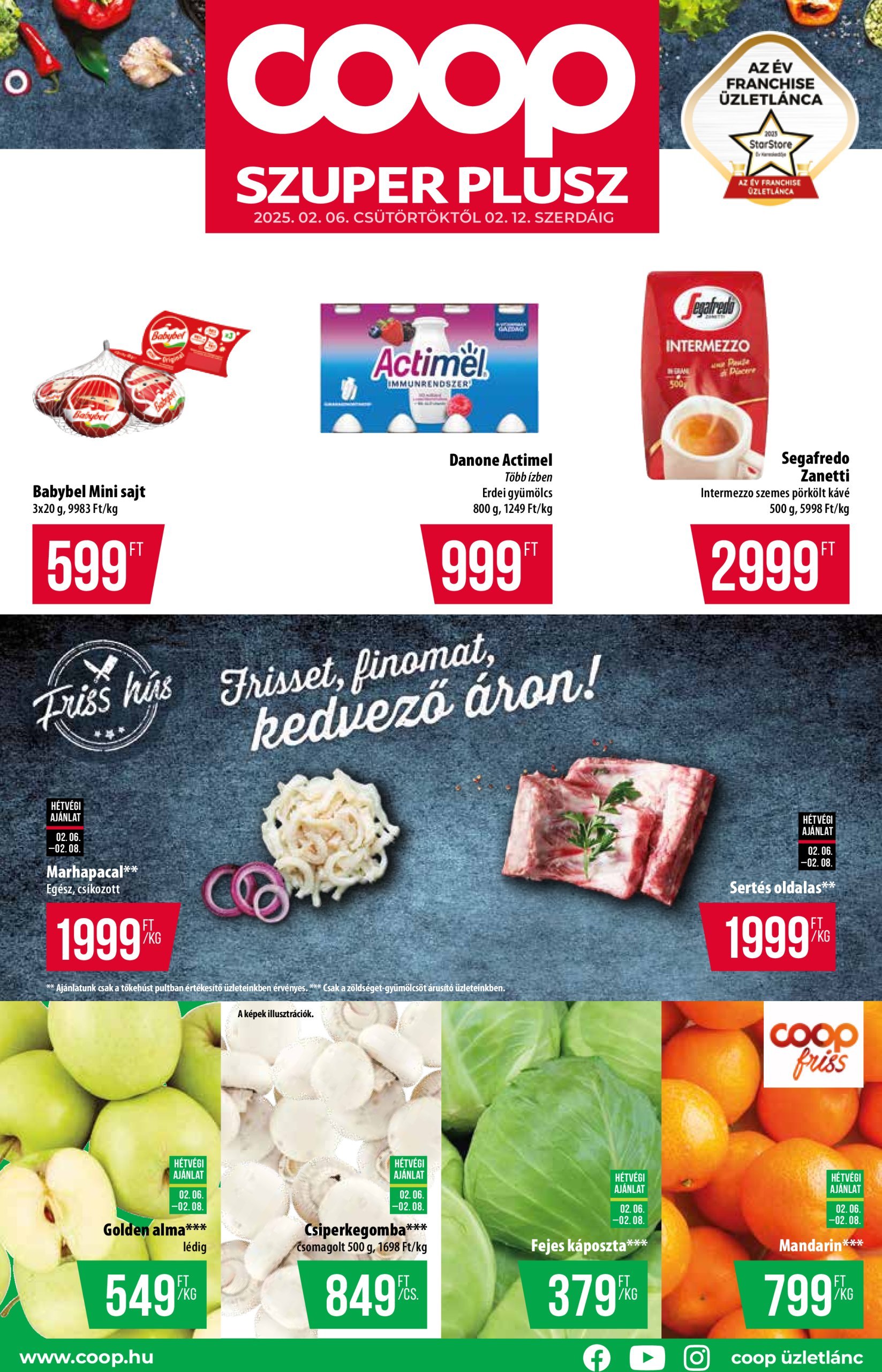 coop - Coop - Szuper Plusz akciós újság, érvényes 02.06. - 02.12.