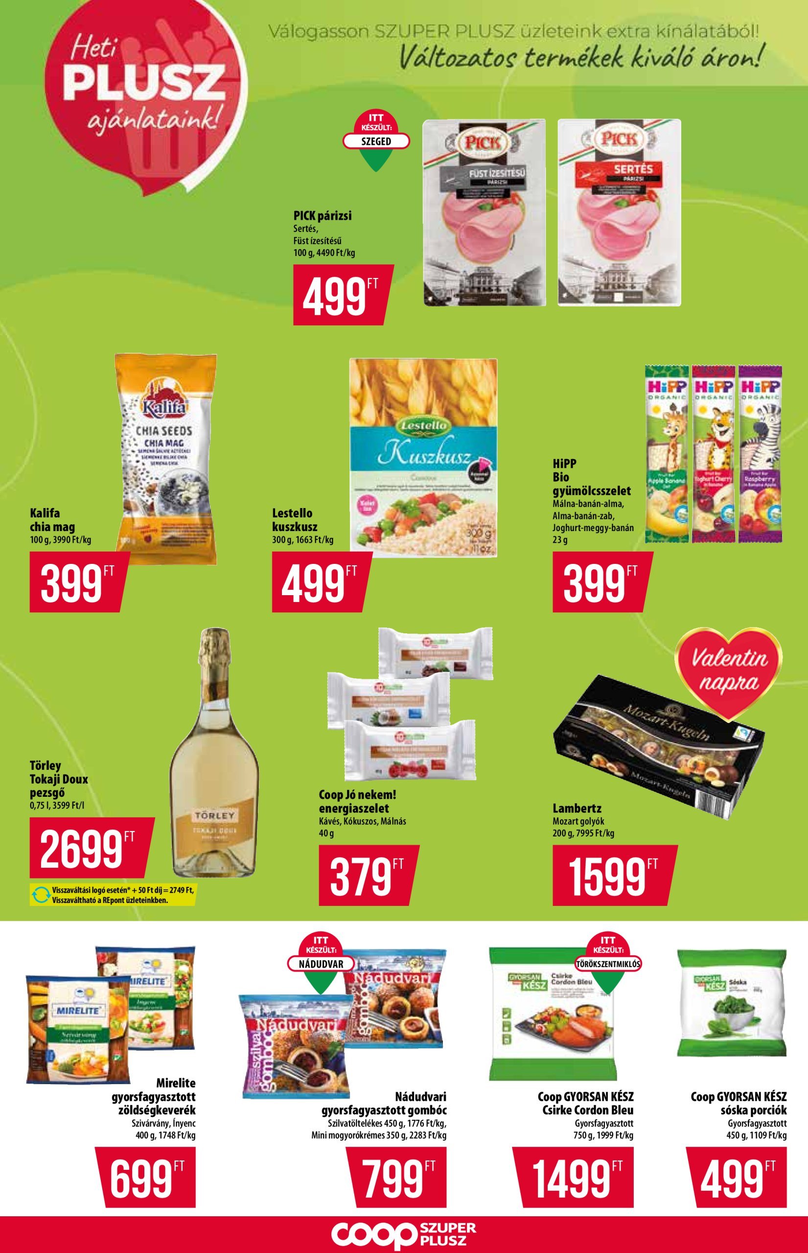 coop - Coop - Szuper Plusz akciós újság, érvényes 02.06. - 02.12. - page: 4