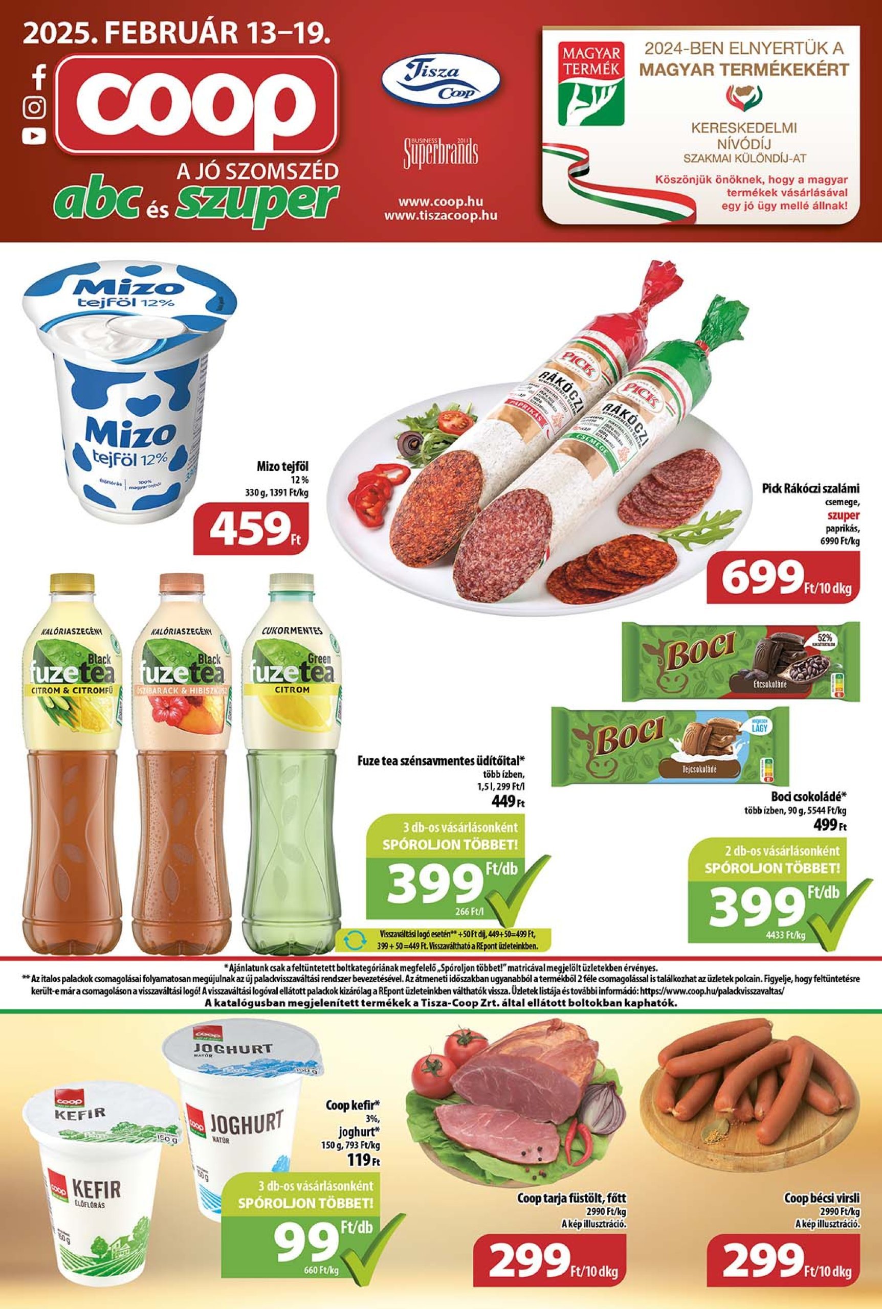 coop - Coop - Abc-Szuper akciós újság, érvényes 02.13. - 02.19.