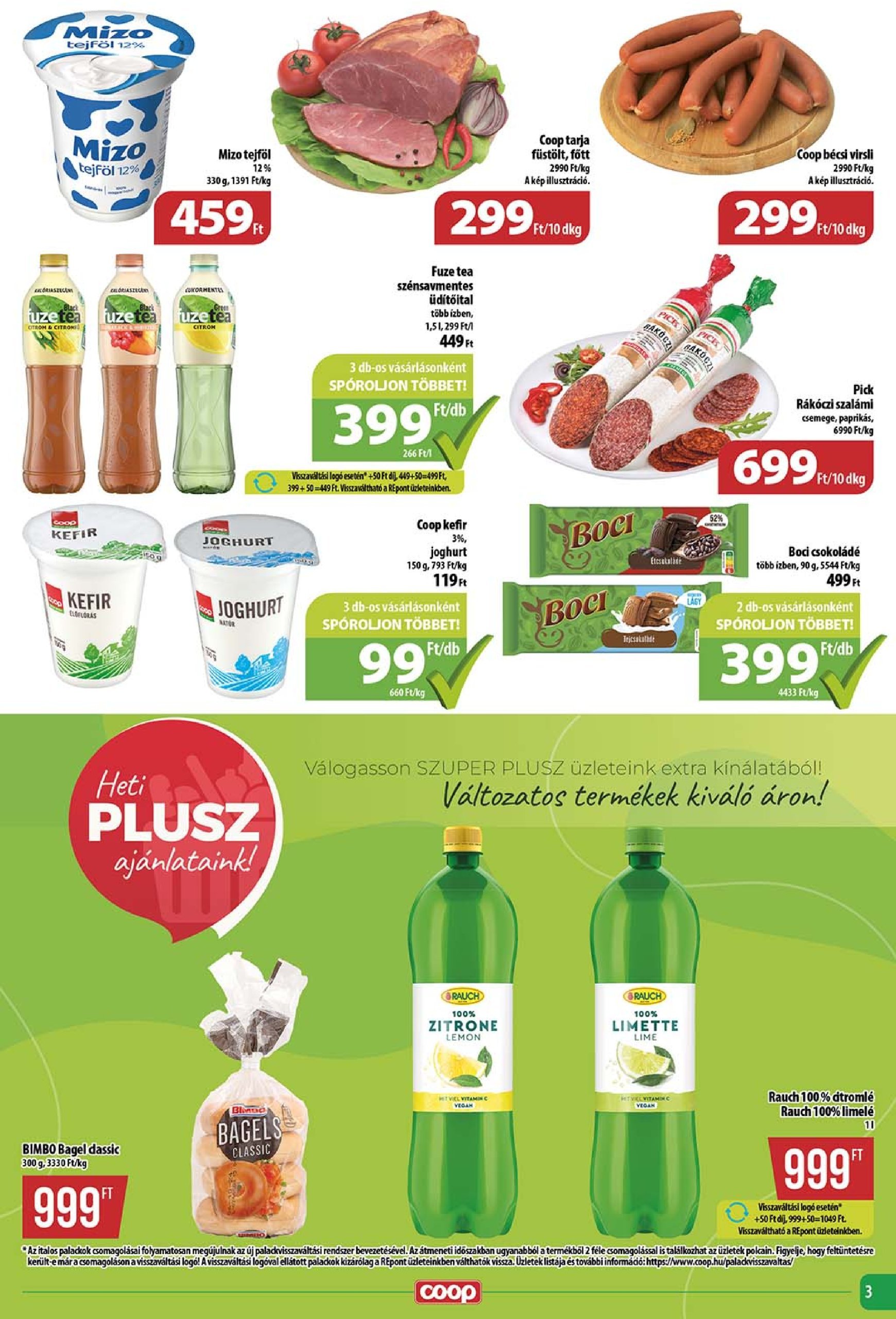 coop - Coop - Szuper Plusz akciós újság, érvényes 02.13. - 02.19. - page: 3