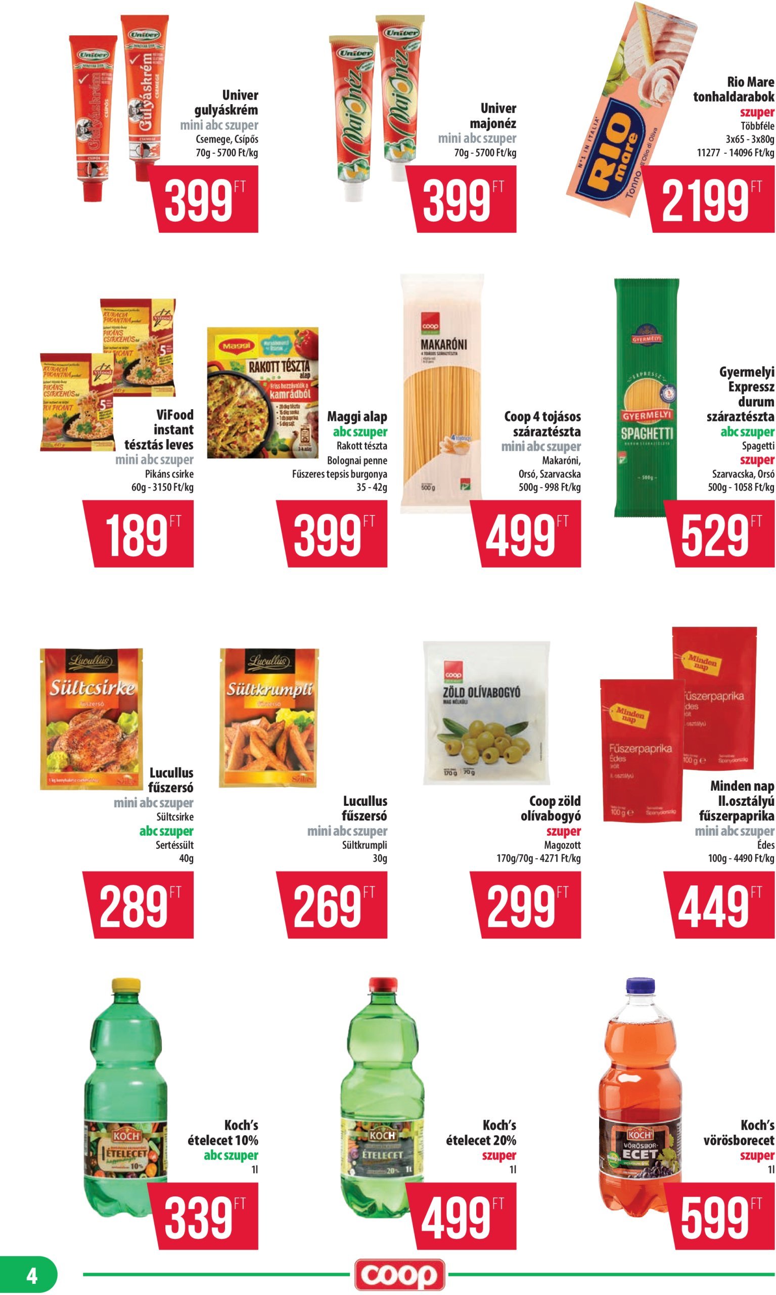 coop - Coop - Mini Abc Szuper Mecsek akciós újság, érvényes 02.20. - 02.26. - page: 4