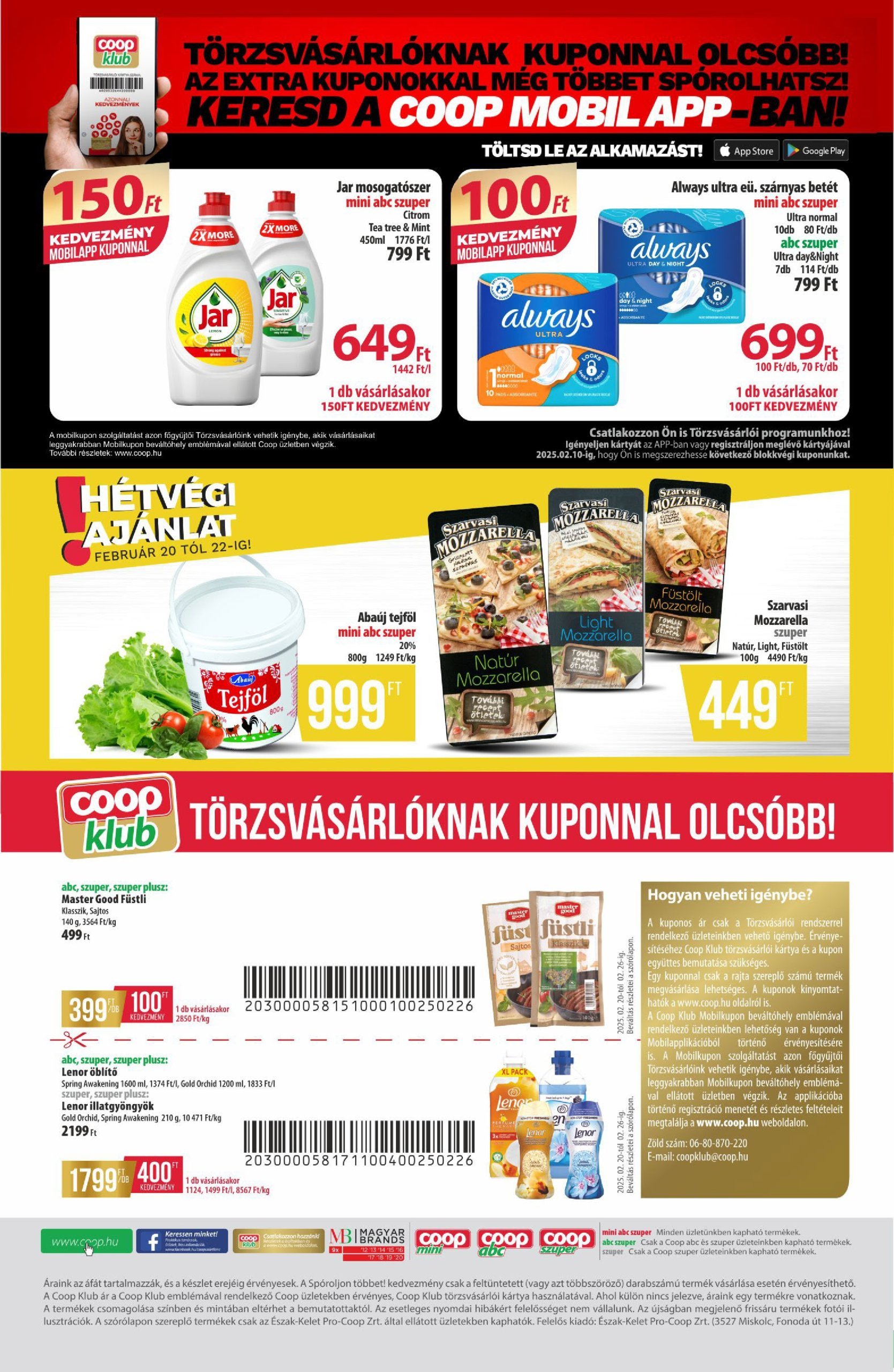 coop - Coop - Észak-Kelet akciós újság, érvényes 02.20. - 02.26. - page: 12