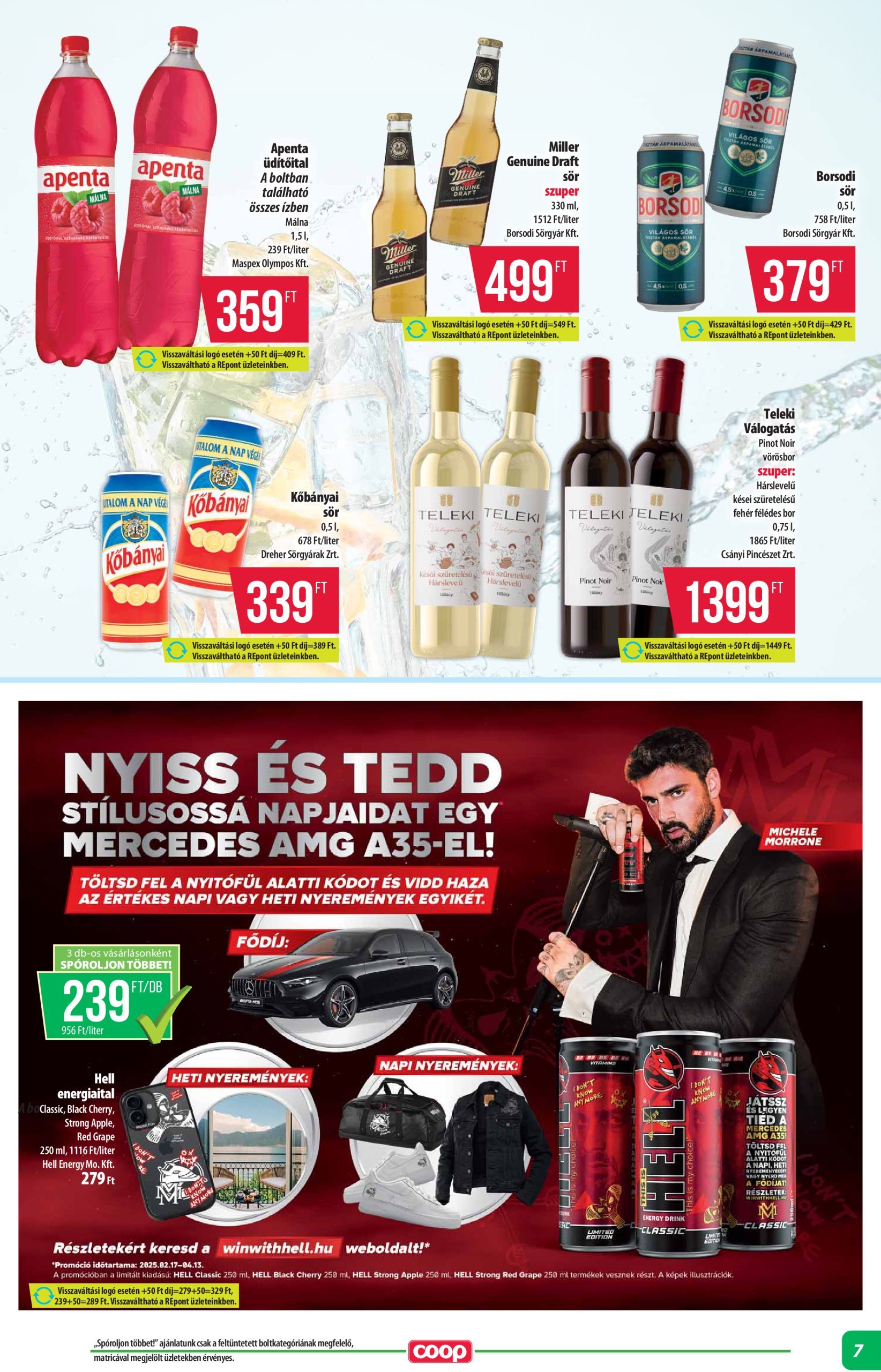 coop - Coop - Abc Szuper Alföld akciós újság, érvényes 02.20. - 02.26. - page: 7