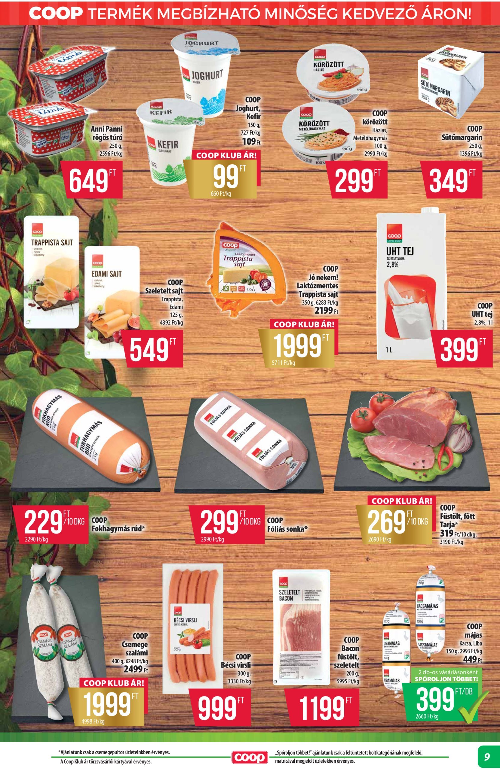 coop - Coop - Abc Szuper Alföld akciós újság, érvényes 02.20. - 02.26. - page: 9