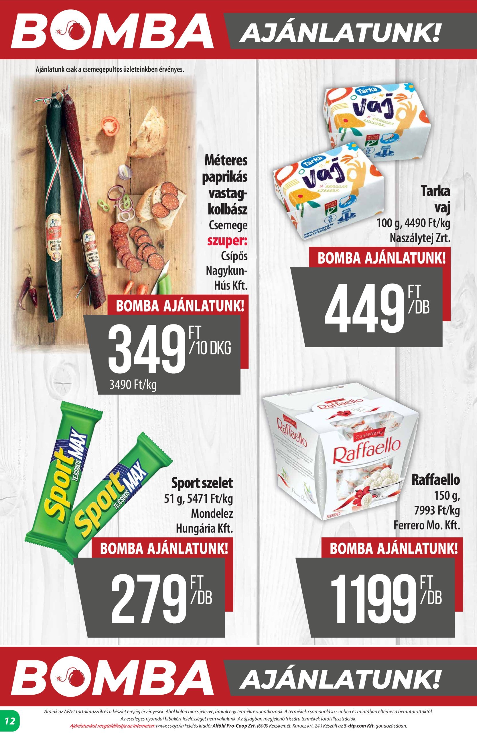 coop - Coop - Abc Szuper Alföld akciós újság, érvényes 02.20. - 02.26. - page: 12