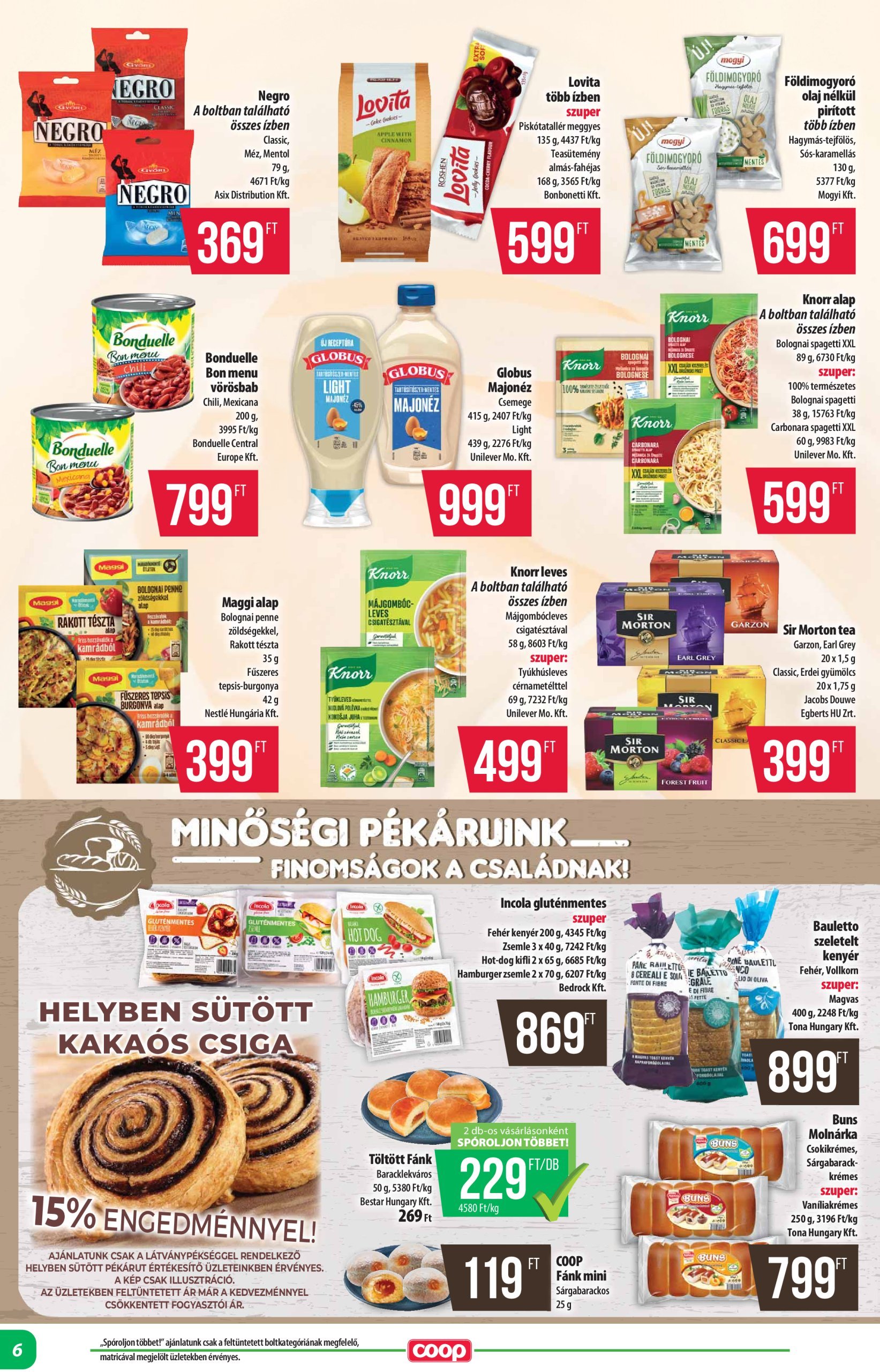 coop - Coop - Abc Szuper Alföld akciós újság, érvényes 02.20. - 02.26. - page: 6