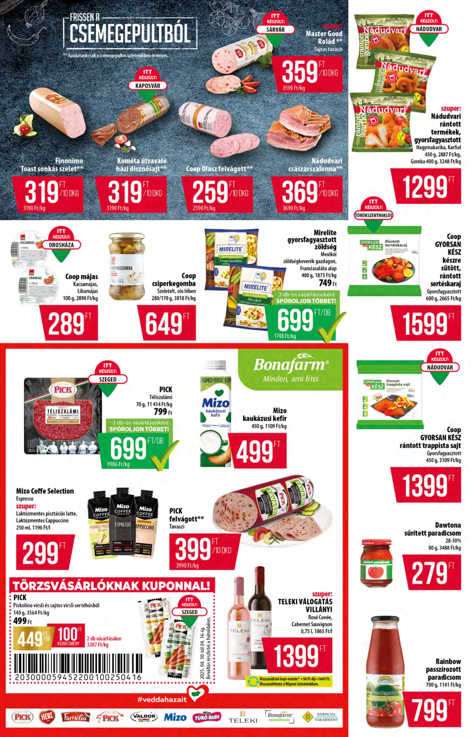 coop - Coop - Mecsek - Abc Szuper akciós újság, érvényes 04.10. - 04.16. - page: 8
