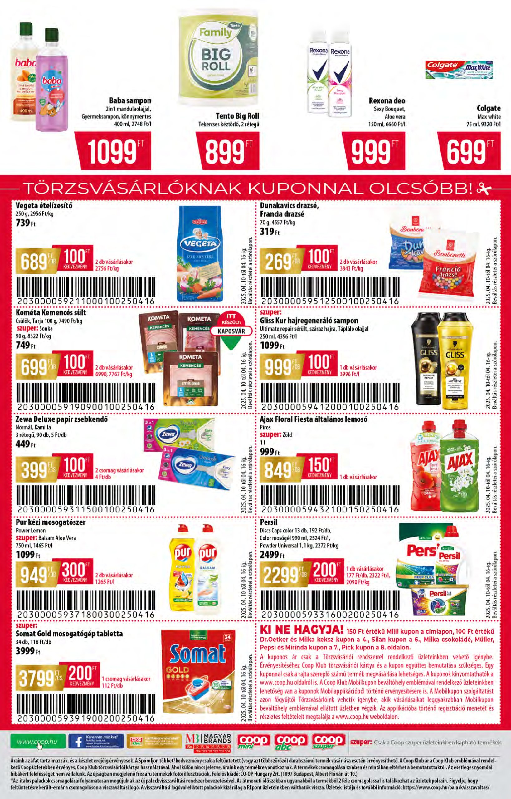 coop - Coop - Mecsek - Abc Szuper akciós újság, érvényes 04.10. - 04.16. - page: 12
