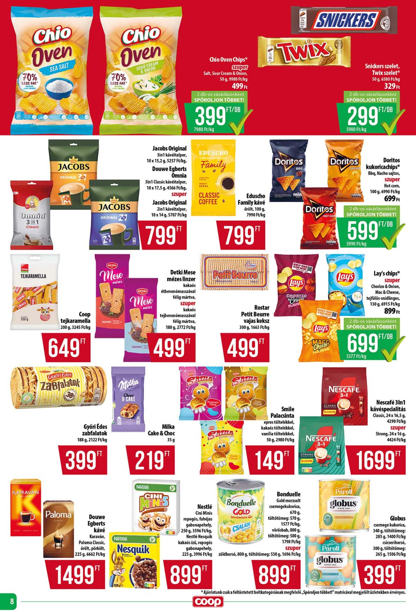 coop - Coop - Tisza - Abc-Szuper akciós újság, érvényes 04.24. - 04.30. - page: 8