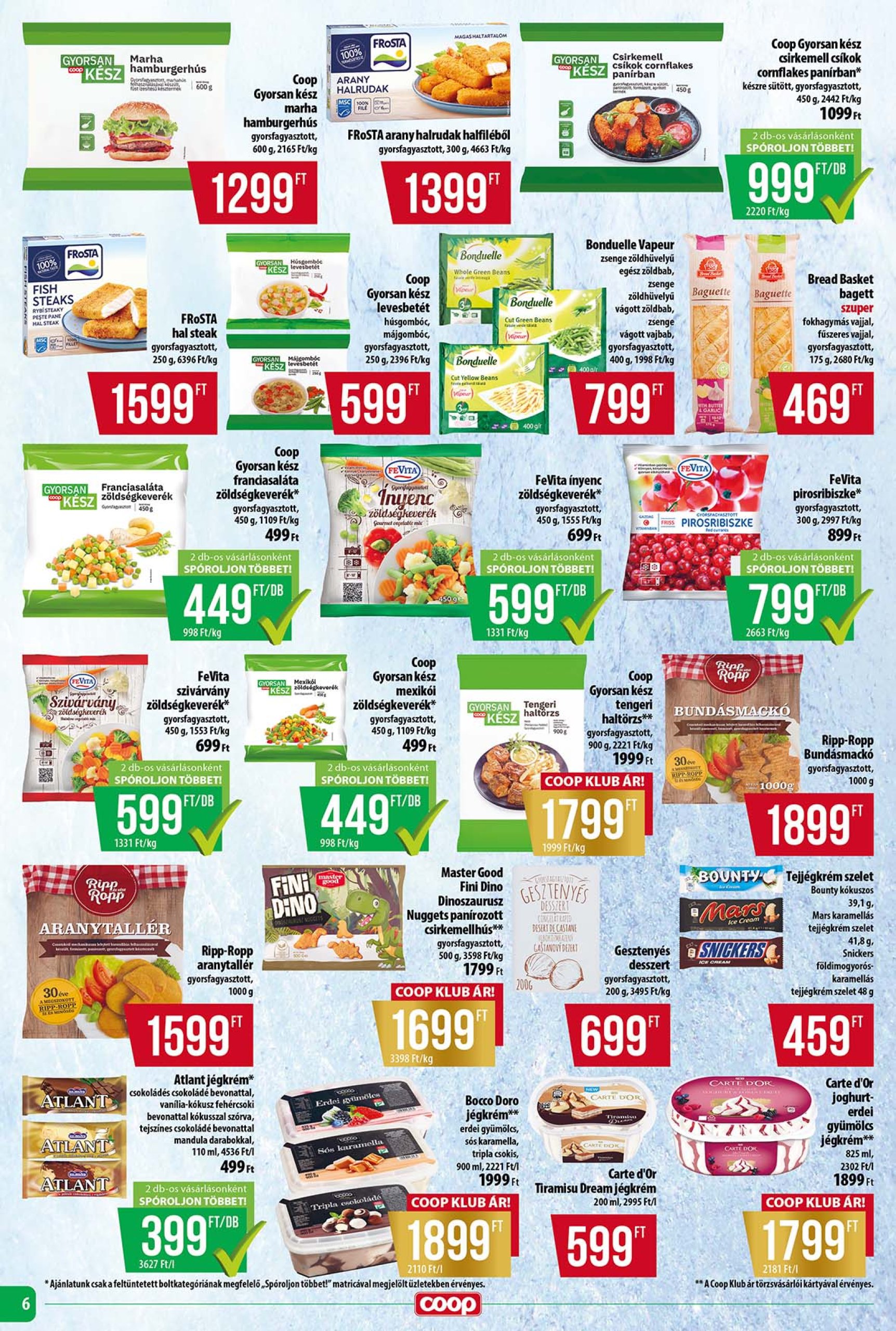 coop - Coop - Tisza - Abc-Szuper akciós újság, érvényes 04.24. - 04.30. - page: 6
