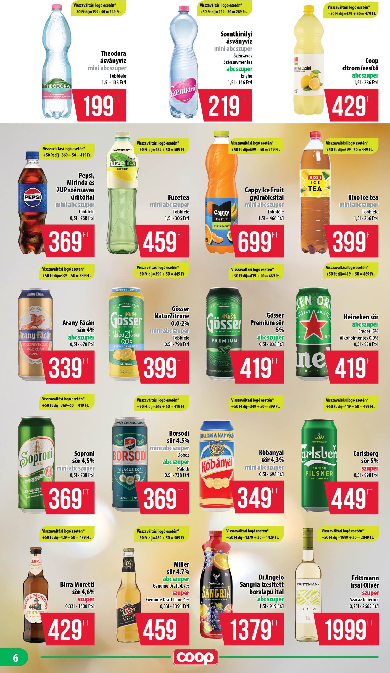 coop - Coop - Mecsek akciós újság, érvényes 04.24. - 04.30. - page: 6