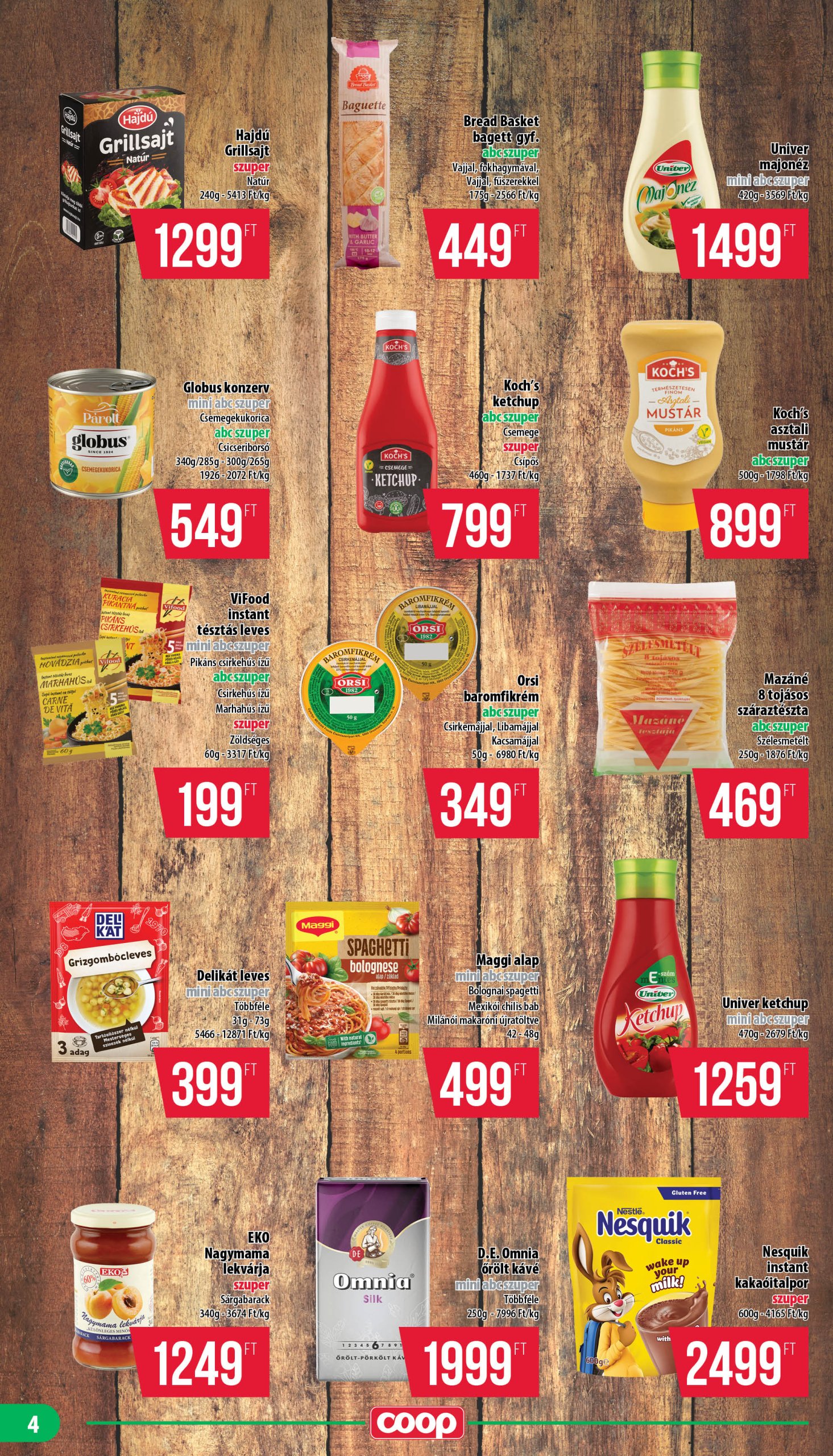 coop - Coop - Mecsek akciós újság, érvényes 04.24. - 04.30. - page: 4