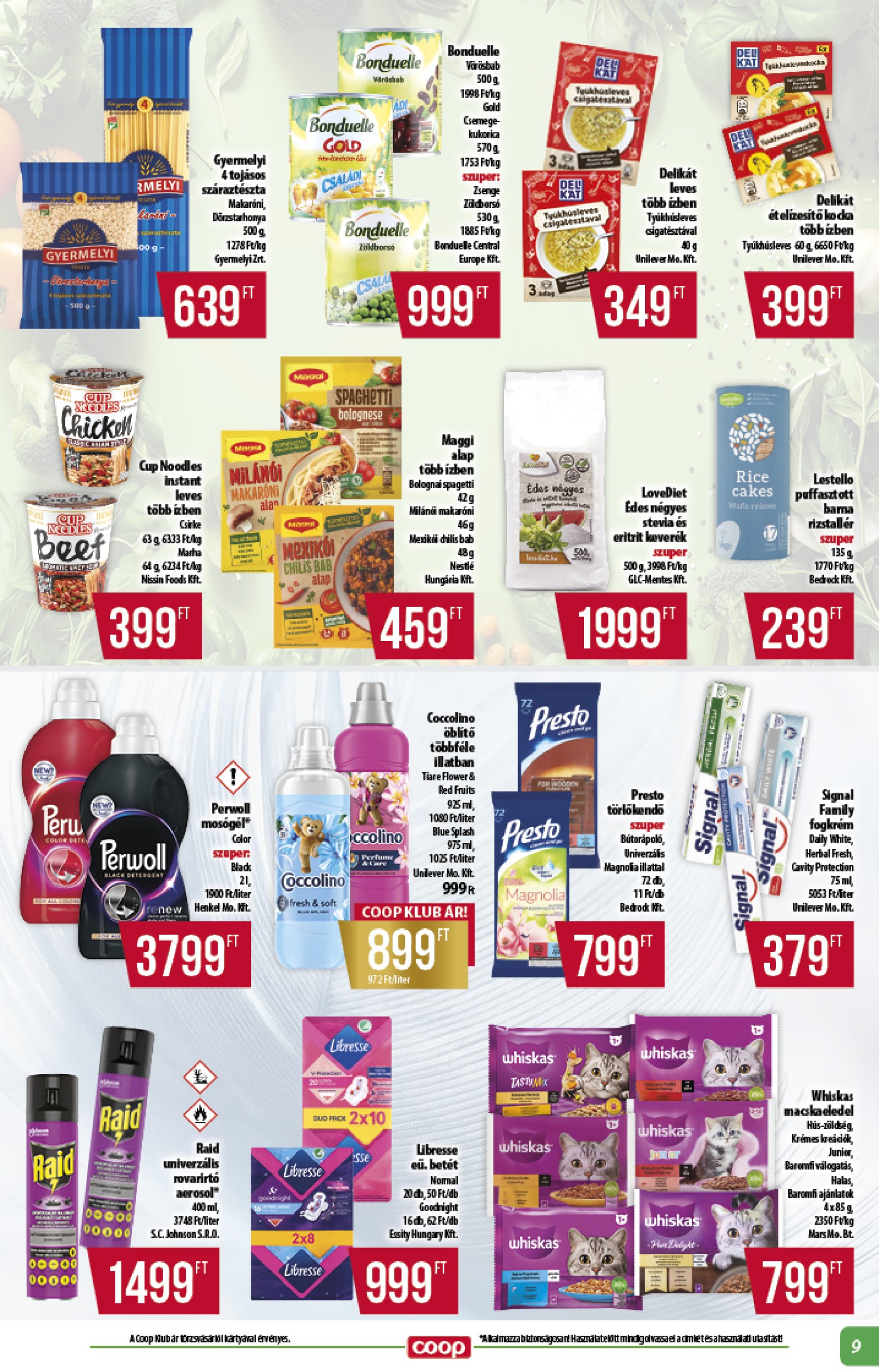 coop - Coop - Alföld akciós újság, érvényes 04.24. - 04.30. - page: 9