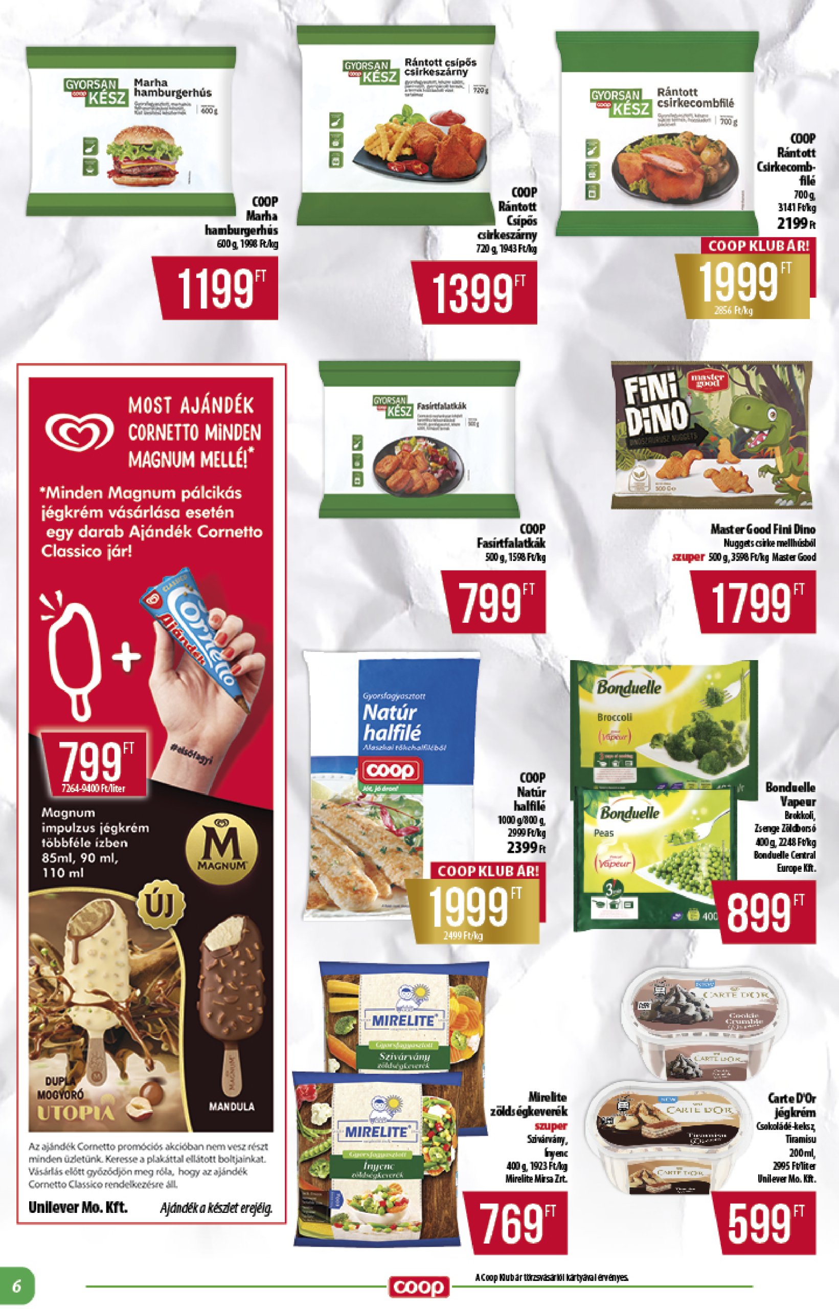 coop - Coop - Alföld akciós újság, érvényes 04.24. - 04.30. - page: 6