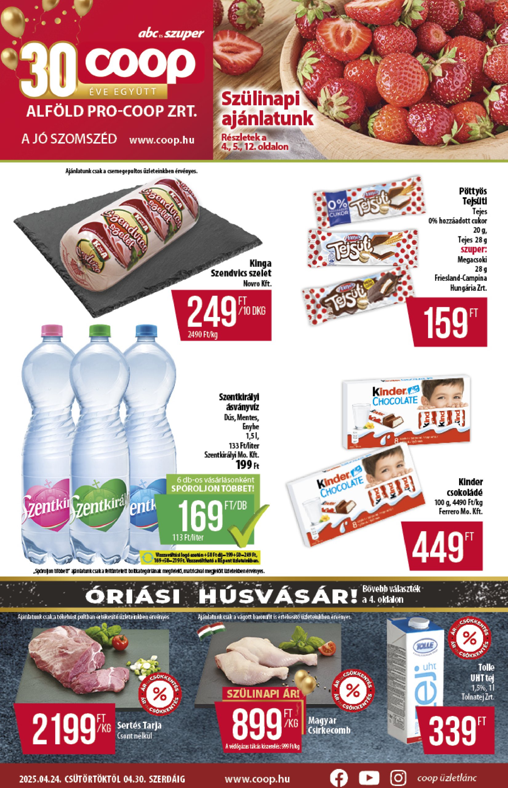 coop - Coop - Alföld akciós újság, érvényes 04.24. - 04.30.