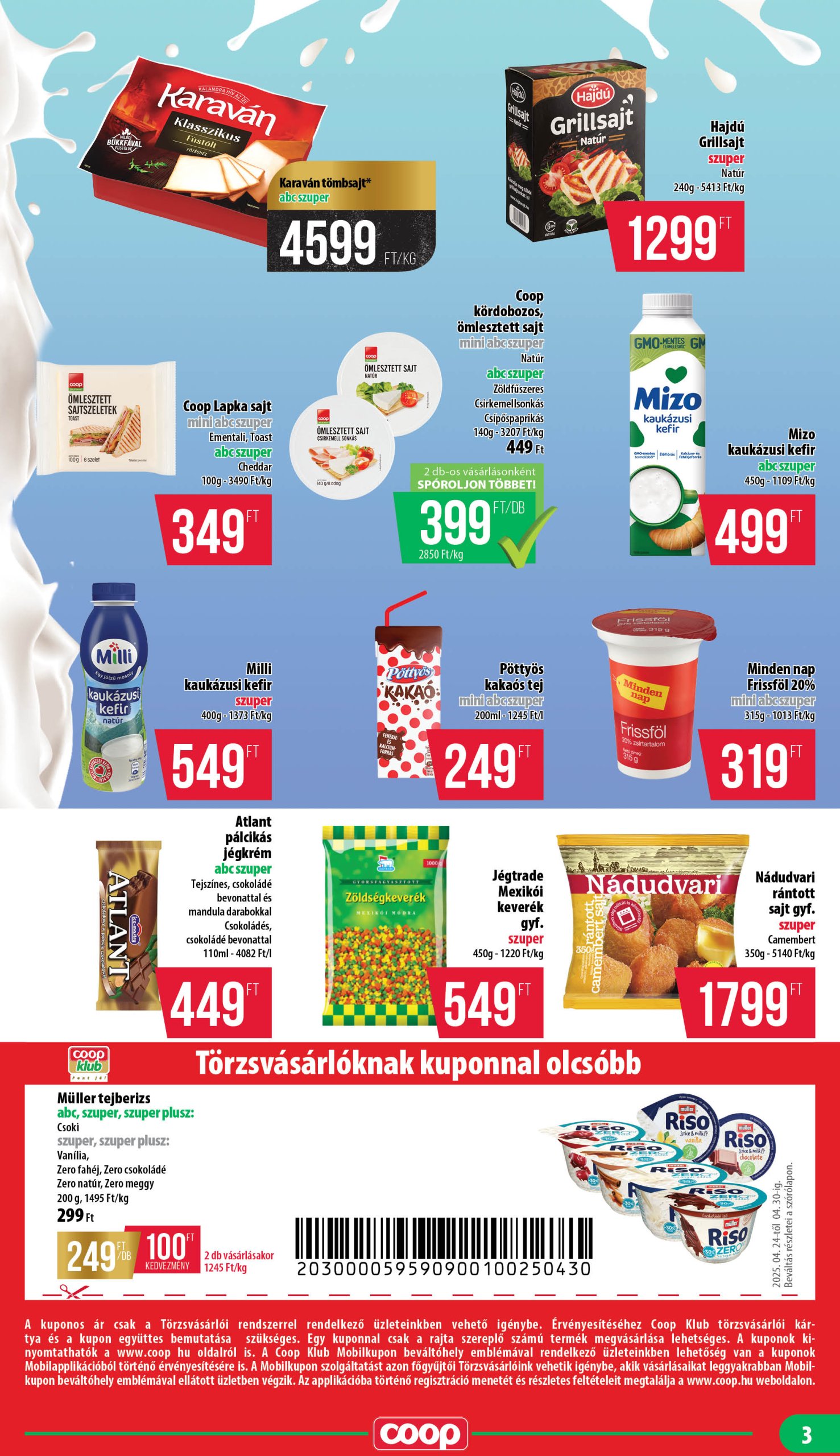 coop - Coop - Nyírzem/Szabolcs akciós újság, érvényes 04.24. - 04.30. - page: 3