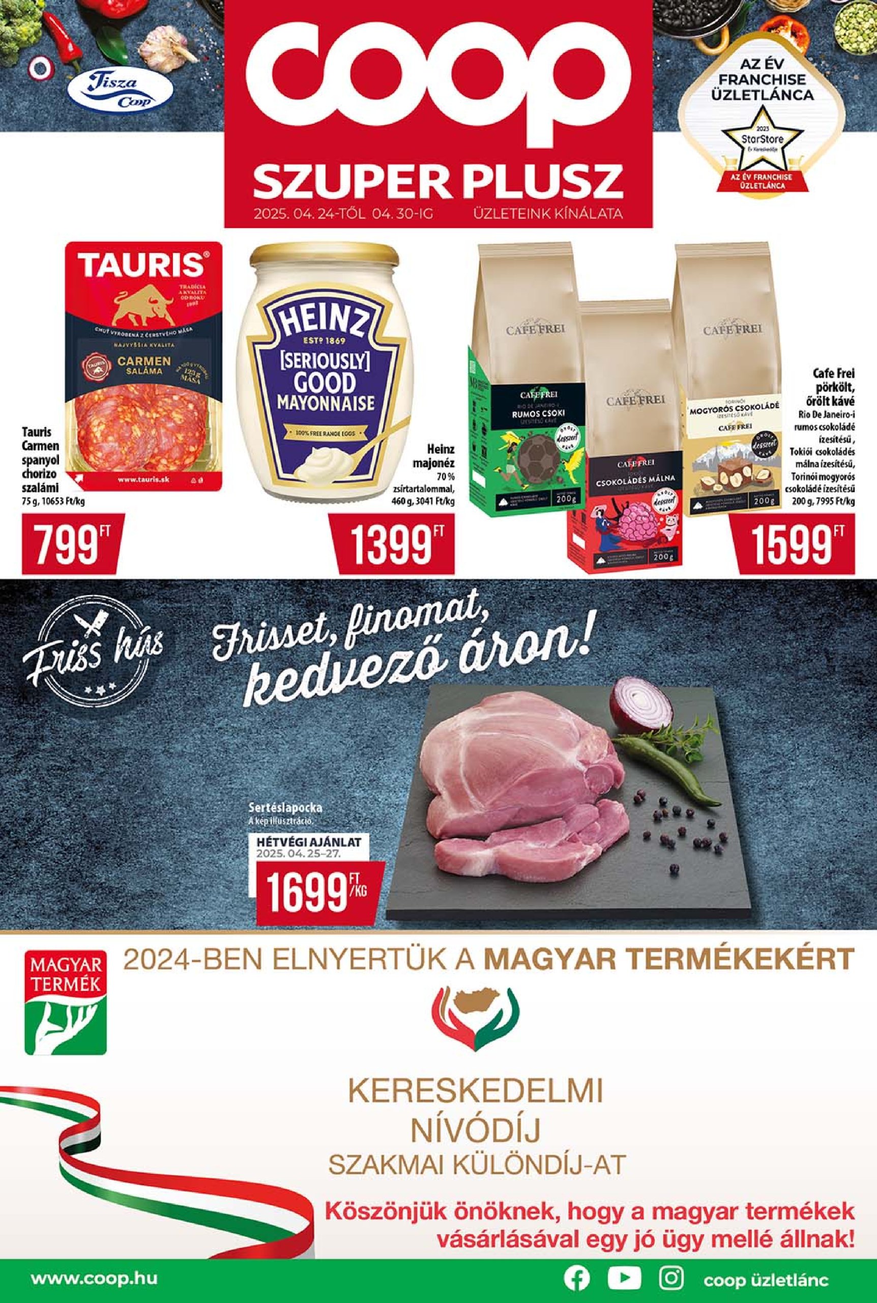 coop - Coop - Szuper Plusz akciós újság, érvényes 04.24. - 04.30.