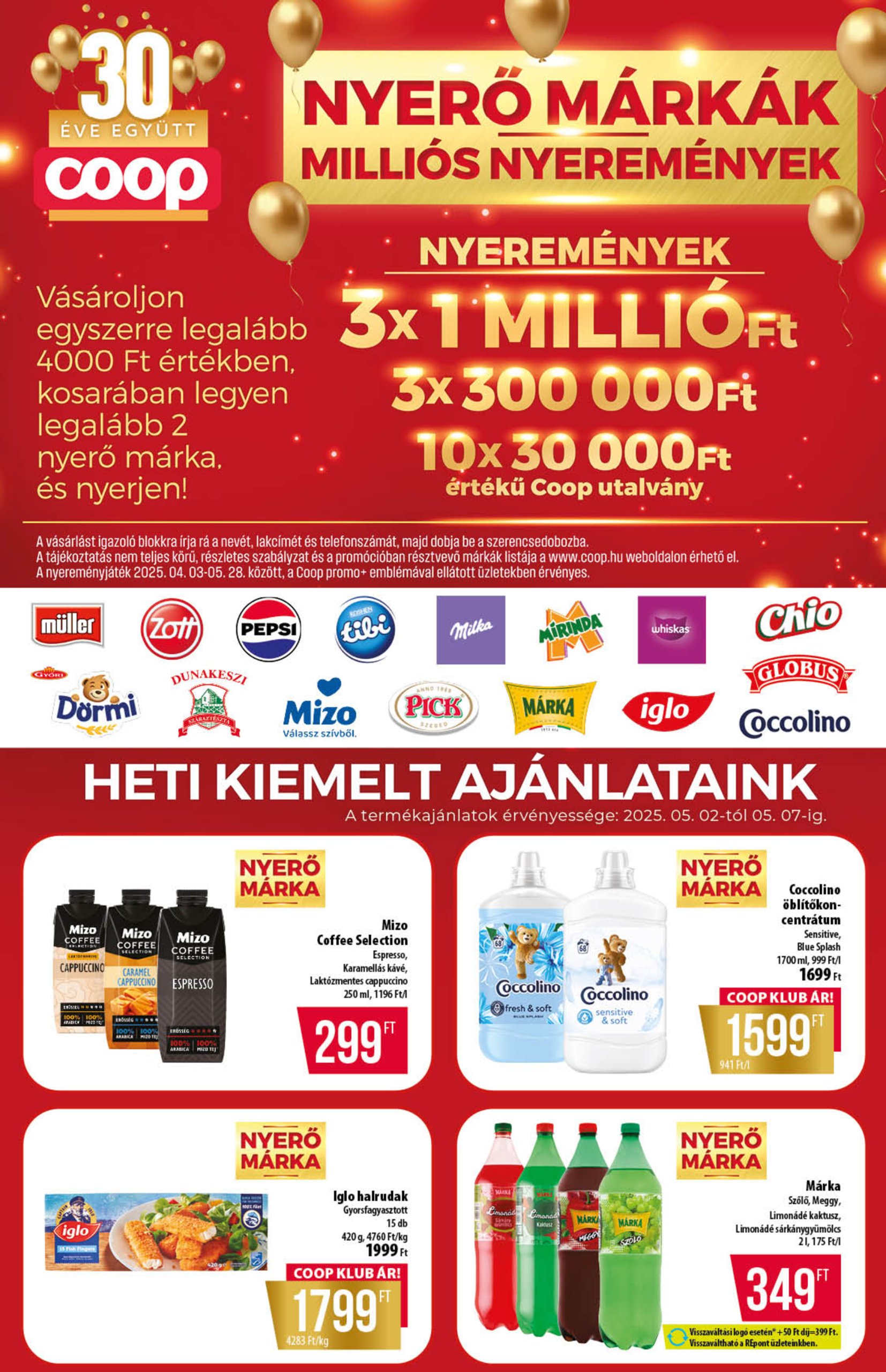 coop - Coop - Szuper Plusz akciós újság, érvényes 05.02. - 05.07. - page: 4
