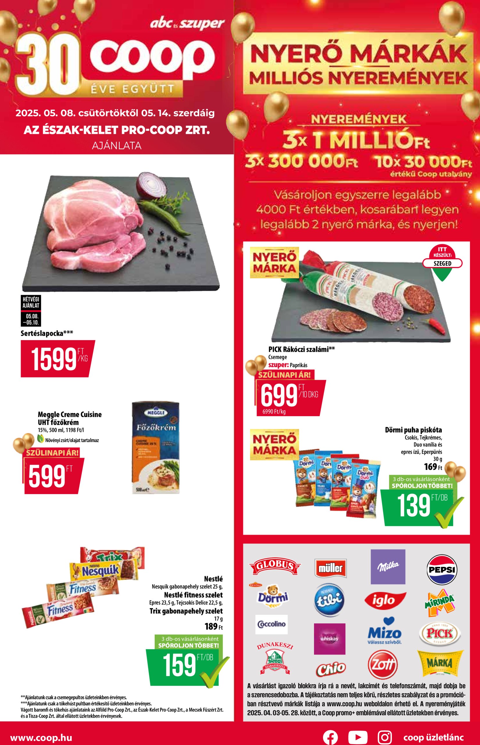 coop - Coop - Abc Szuper Észak-Kelet akciós újság, érvényes 05.08. - 05.14.
