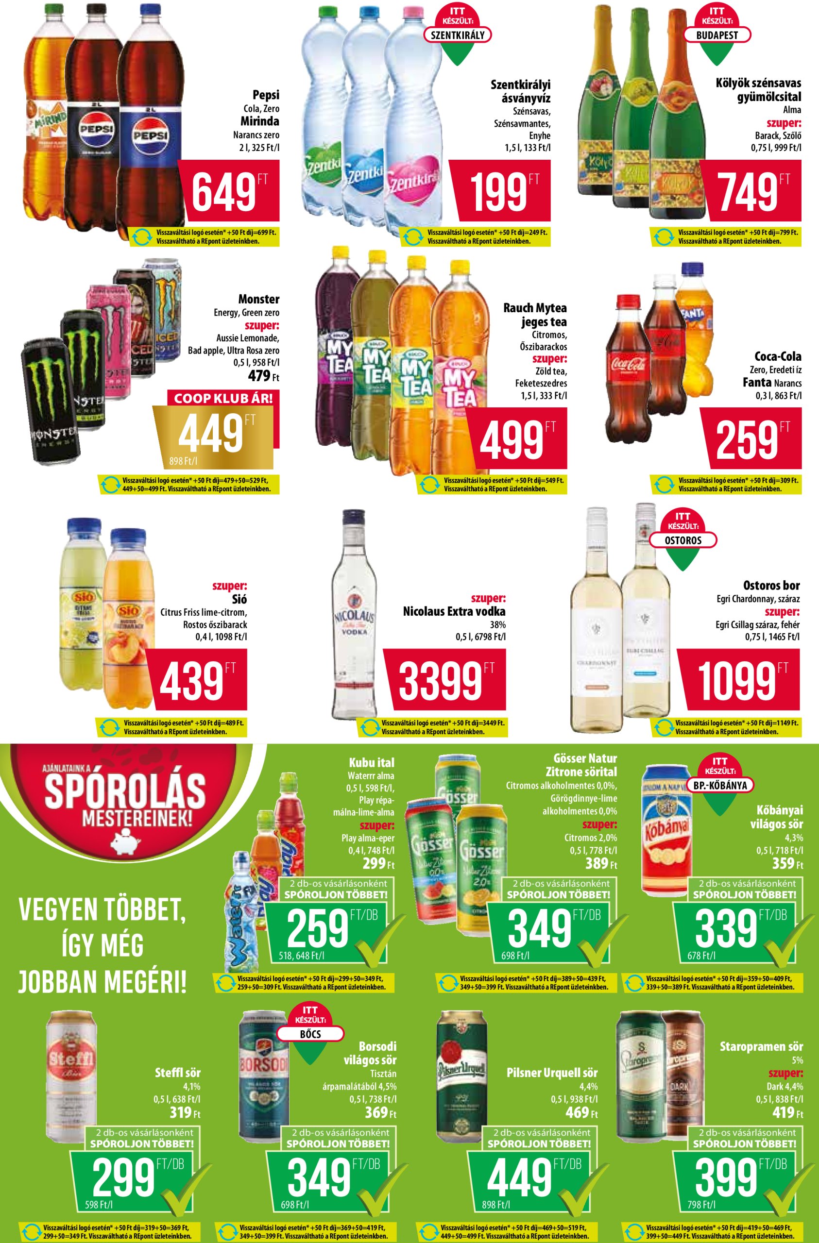 coop - Coop - Abc Szuper Észak-Kelet akciós újság, érvényes 05.08. - 05.14. - page: 10