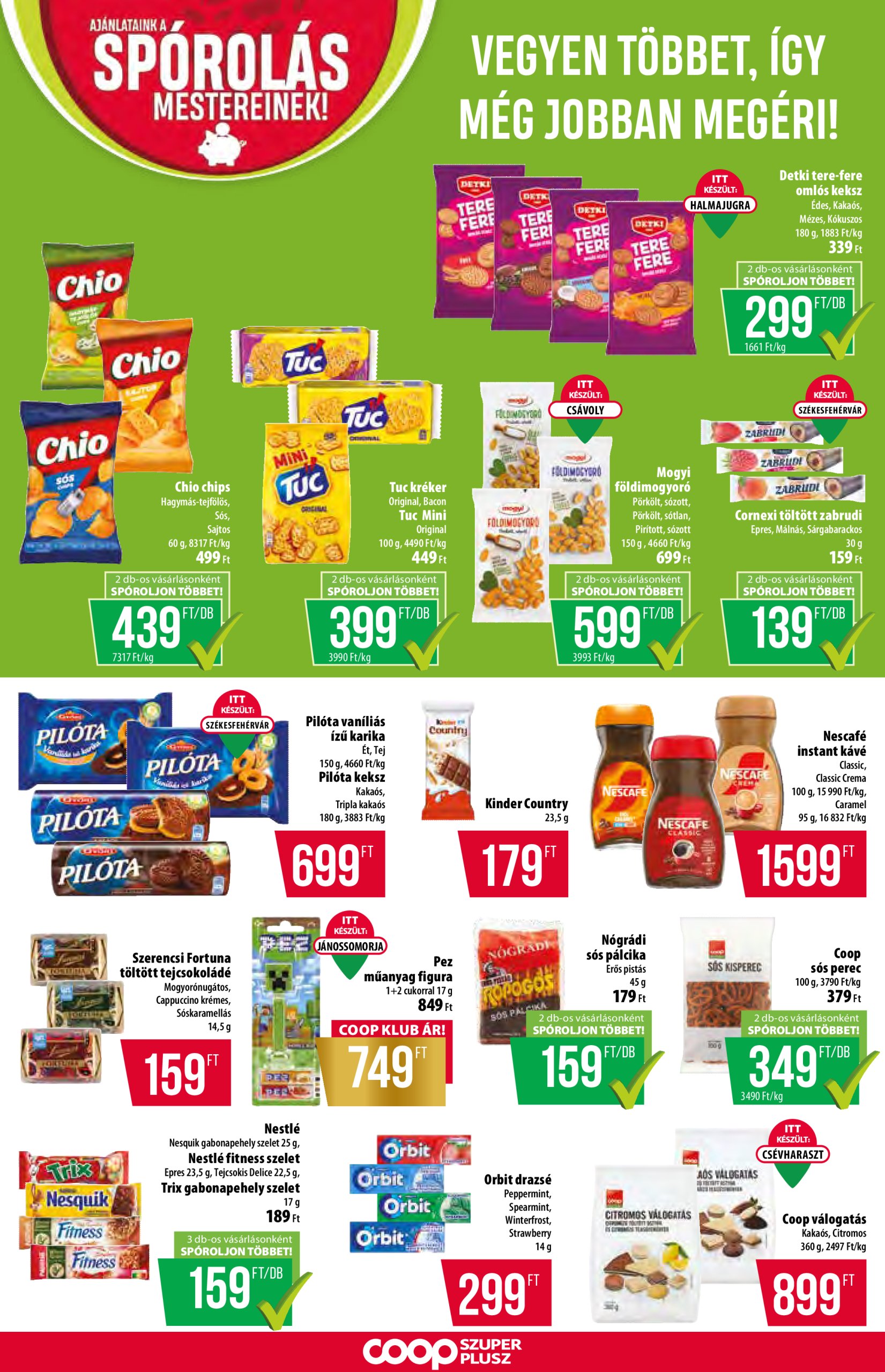 coop - Coop - Szuper Plusz akciós újság, érvényes 05.08. - 05.14. - page: 8