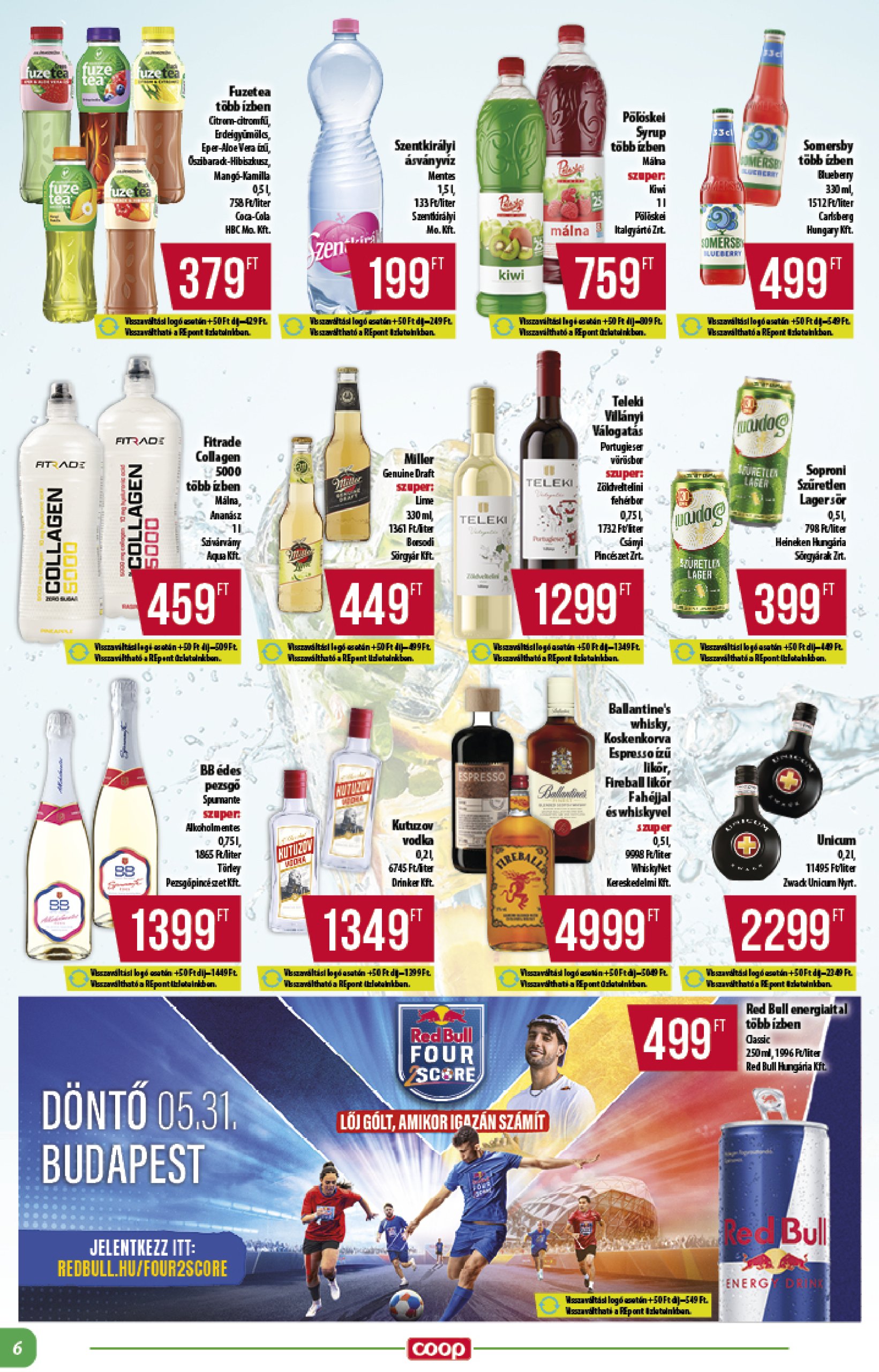 coop - Coop - Alföld akciós újság, érvényes 05.15. - 05.21. - page: 6