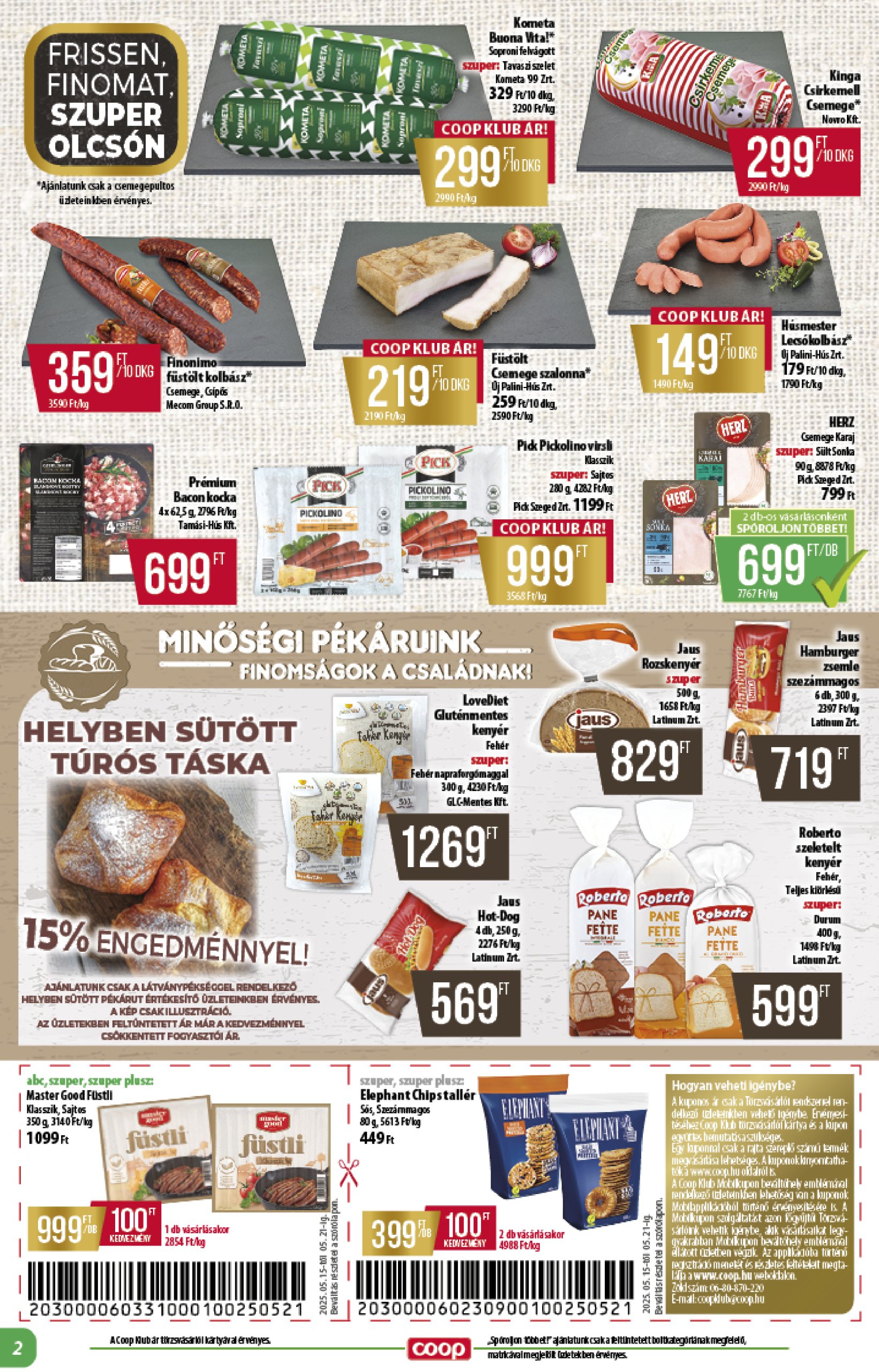 coop - Coop - Alföld akciós újság, érvényes 05.15. - 05.21. - page: 2