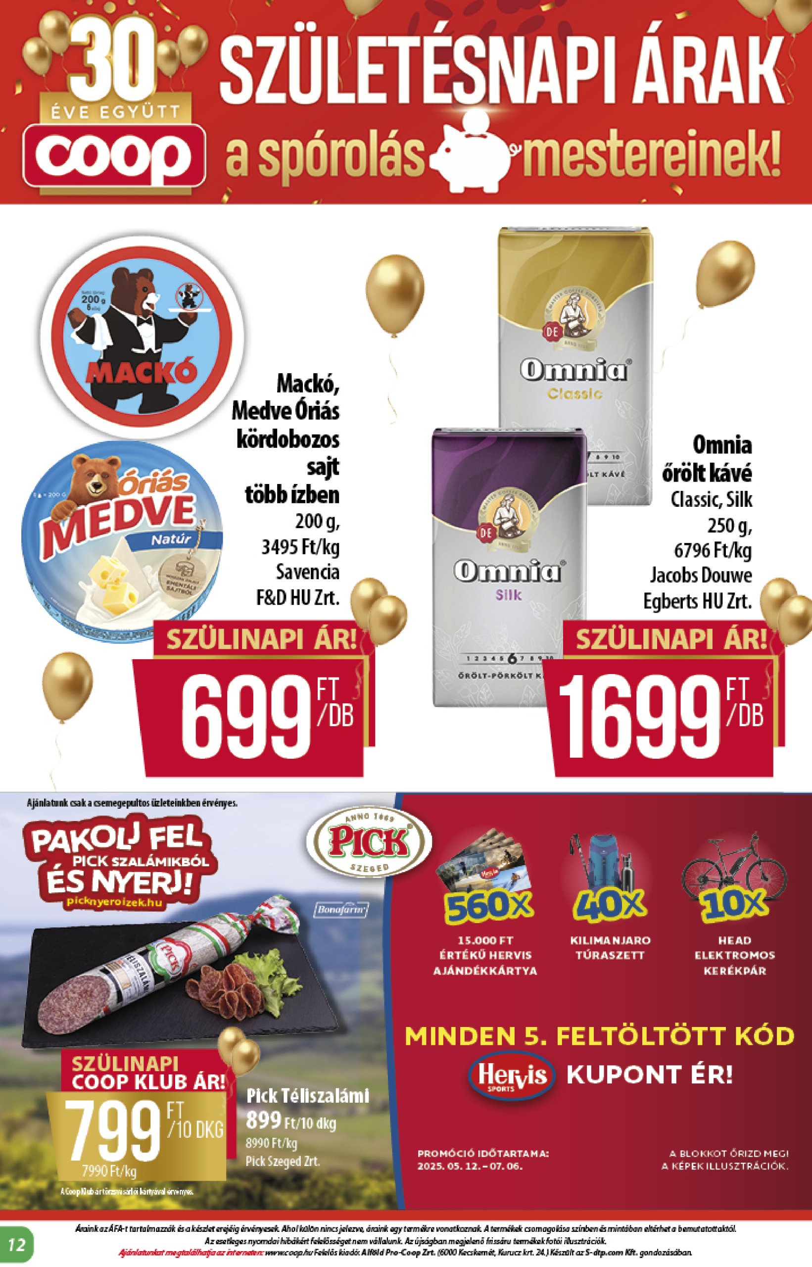 coop - Coop - Alföld akciós újság, érvényes 05.15. - 05.21. - page: 12