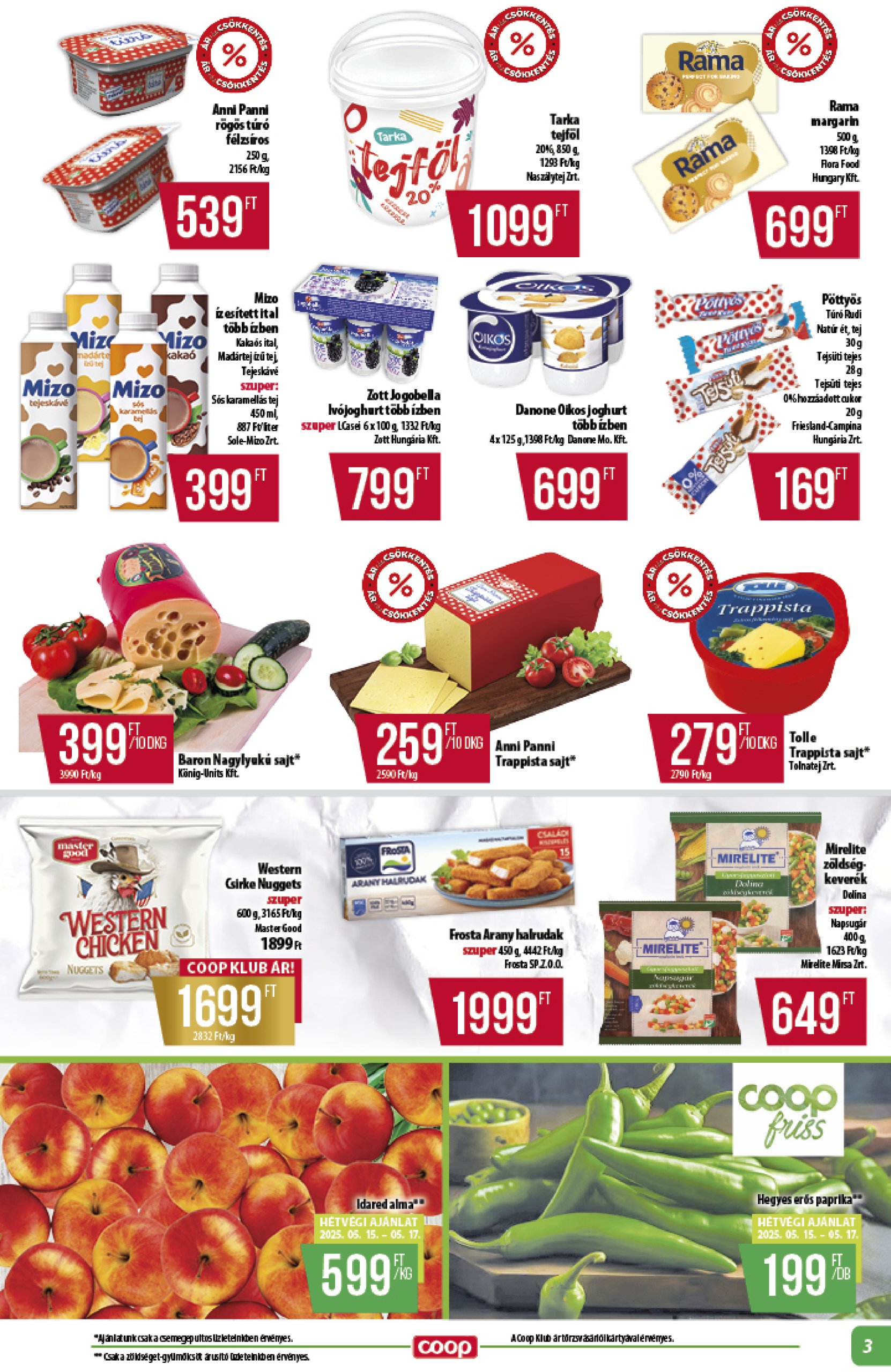 coop - Coop - Alföld akciós újság, érvényes 05.15. - 05.21. - page: 3